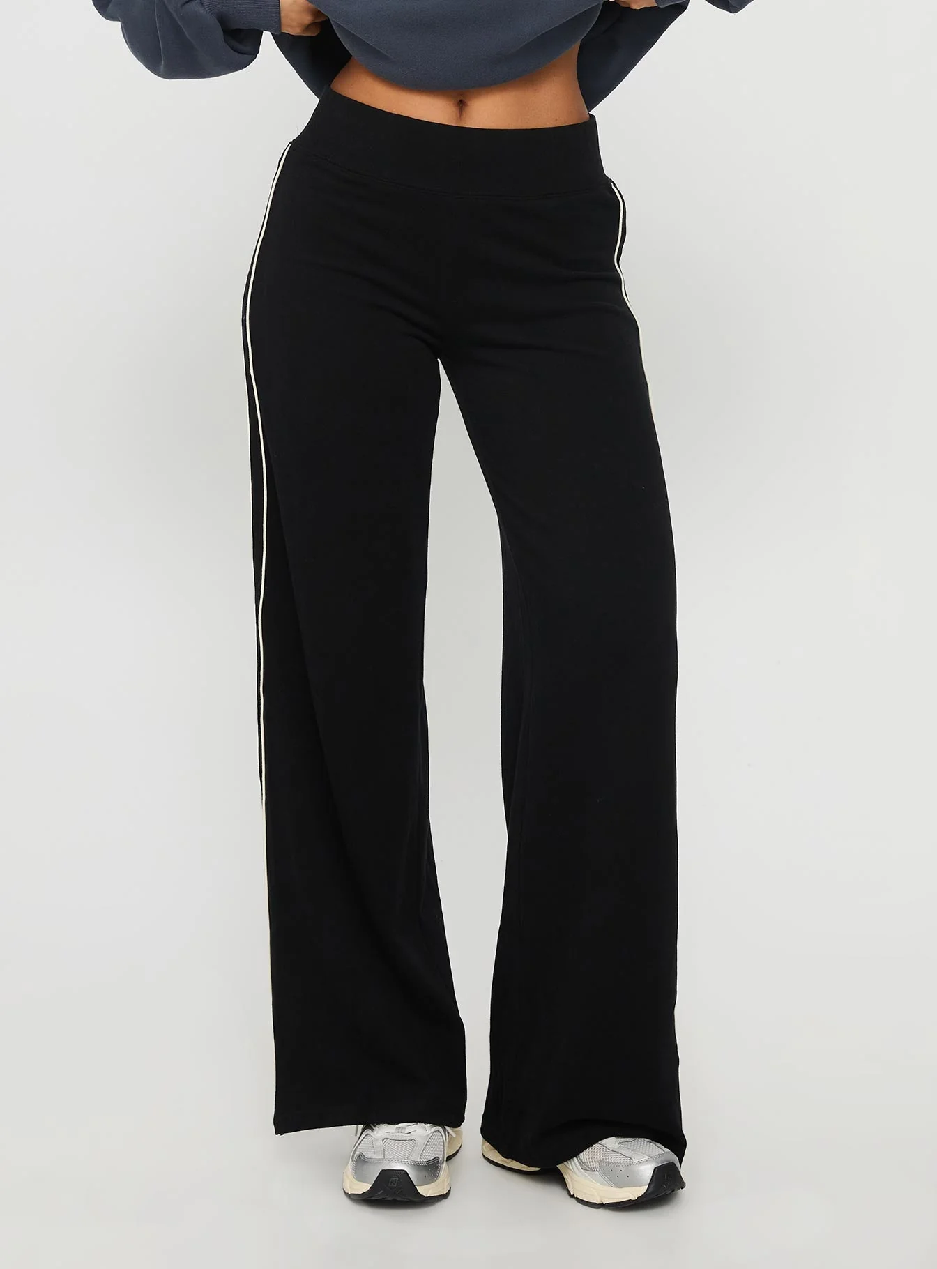 Ascenda Straight Leg Track Pant Black - Image 2