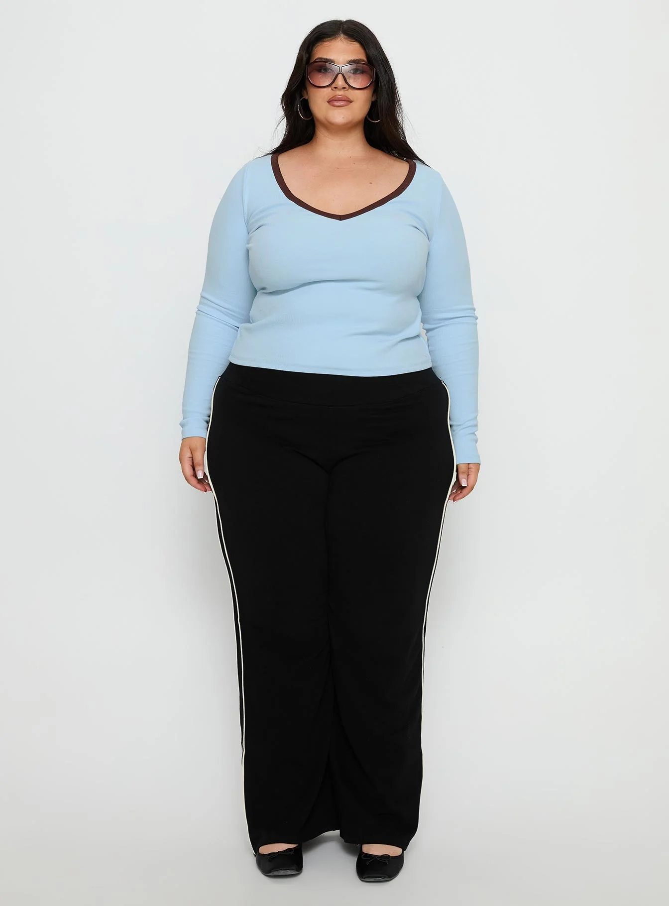 Ascenda Straight Leg Track Pant Black Curve - Image 6