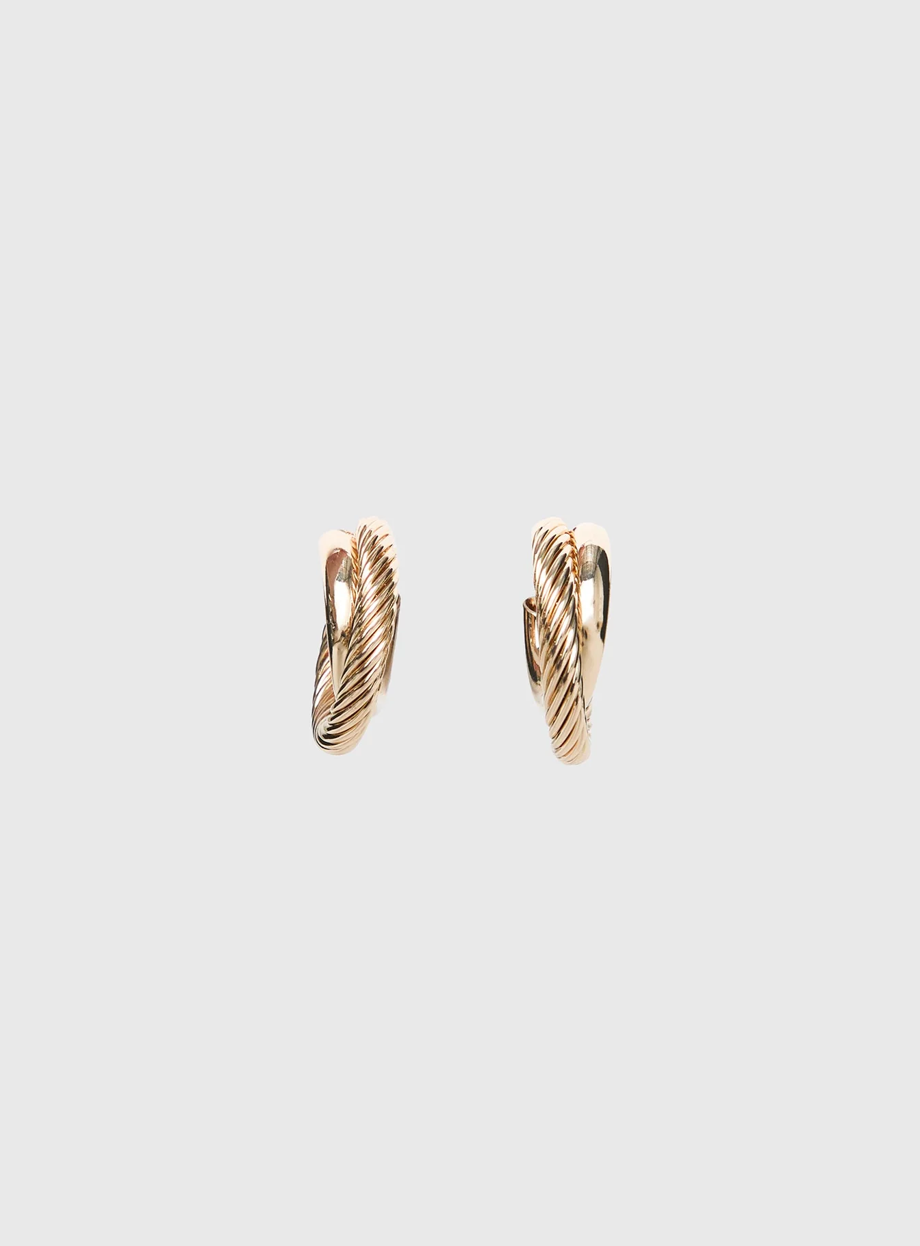 Aster Layered Hoops Gold - Image 2