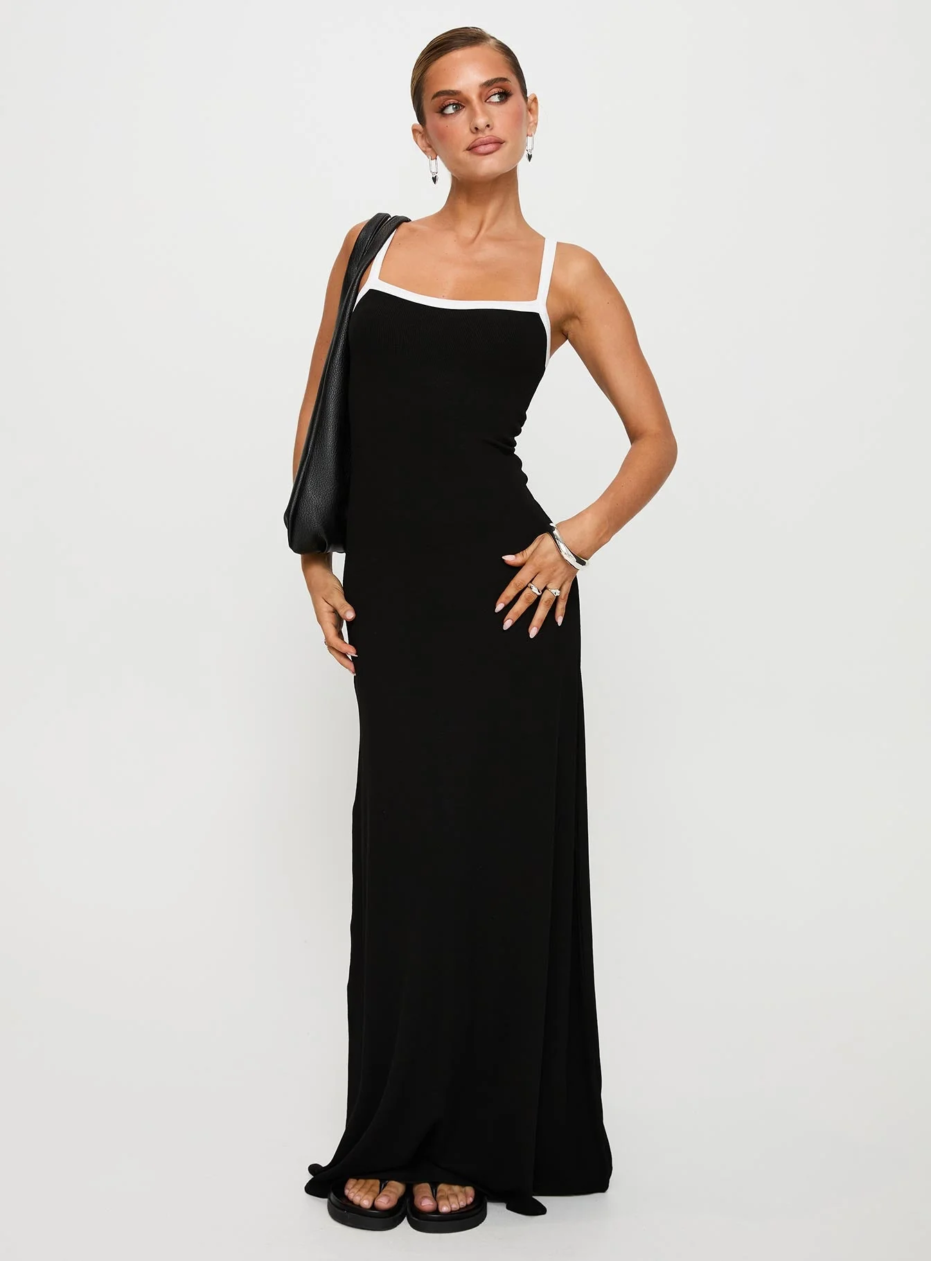 Austrina Maxi Dress Black - Image 3
