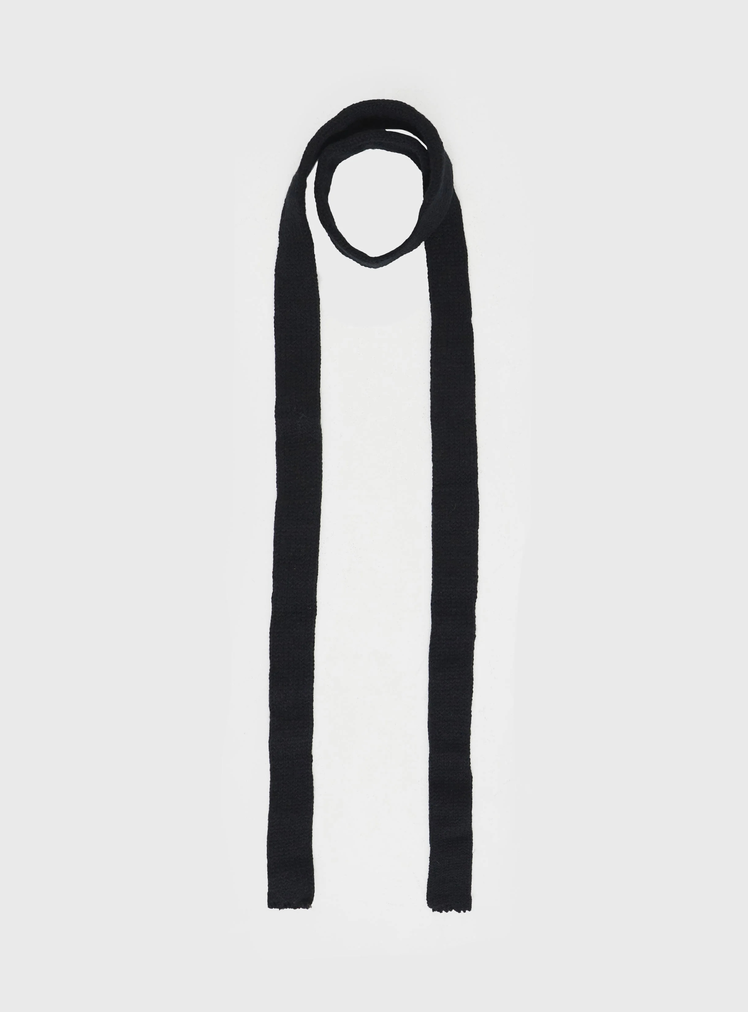 Avenue Skinny Scarf Black - Image 2