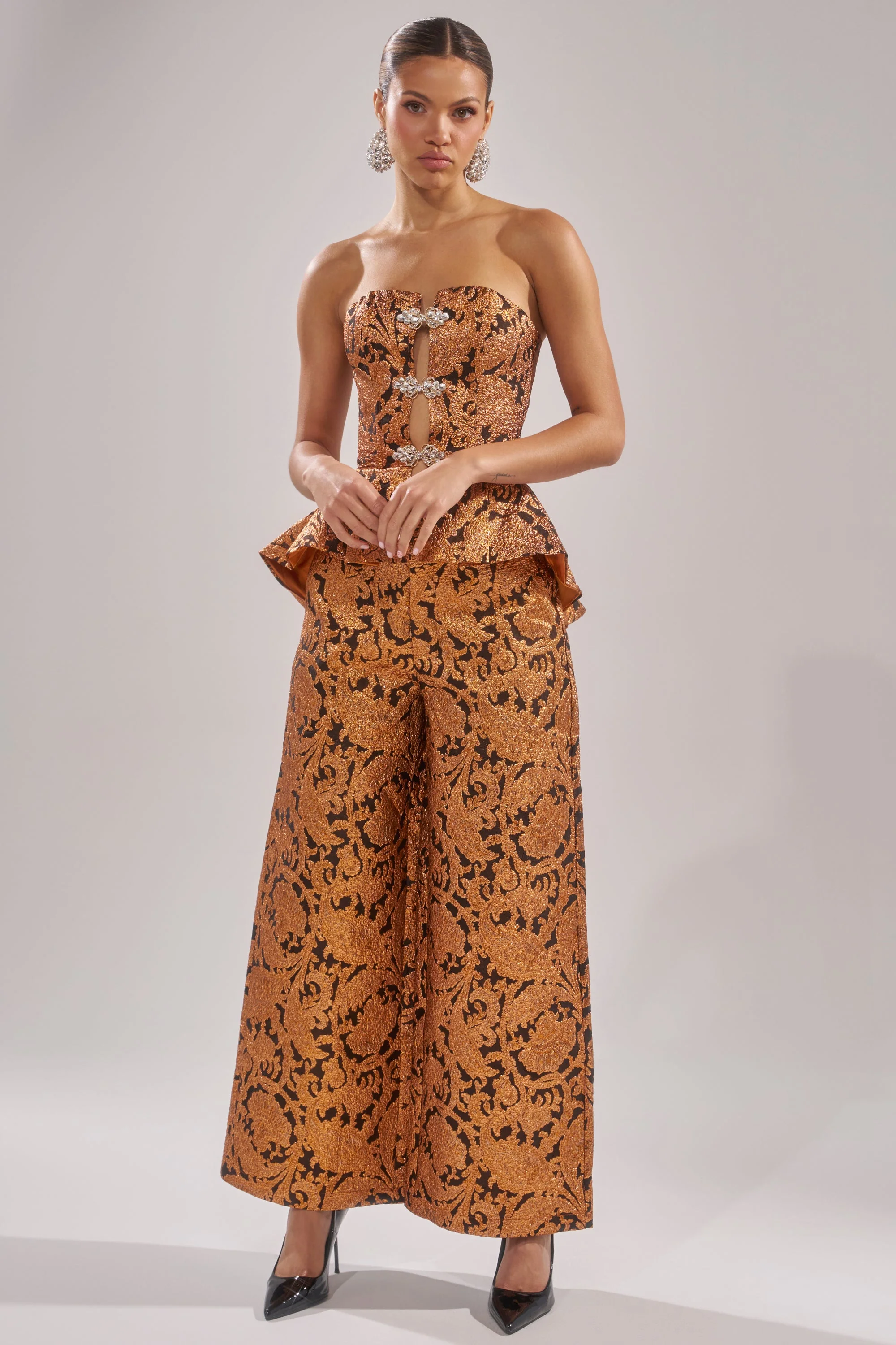 AWAY FROM ME BROCADE TROUSER - Image 5