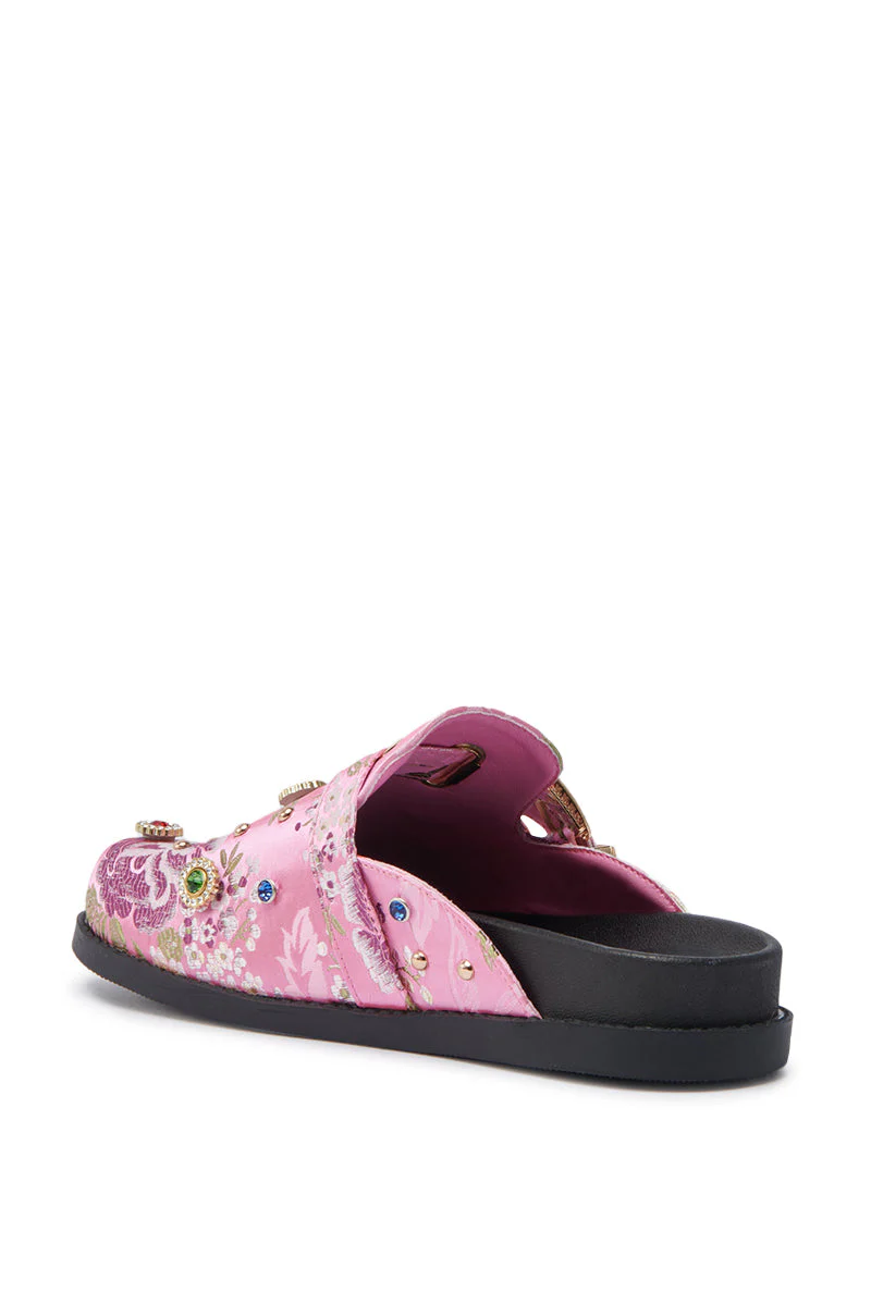 AZALEA WANG QUINBY BROCADE CLOG IN PINK - Image 5