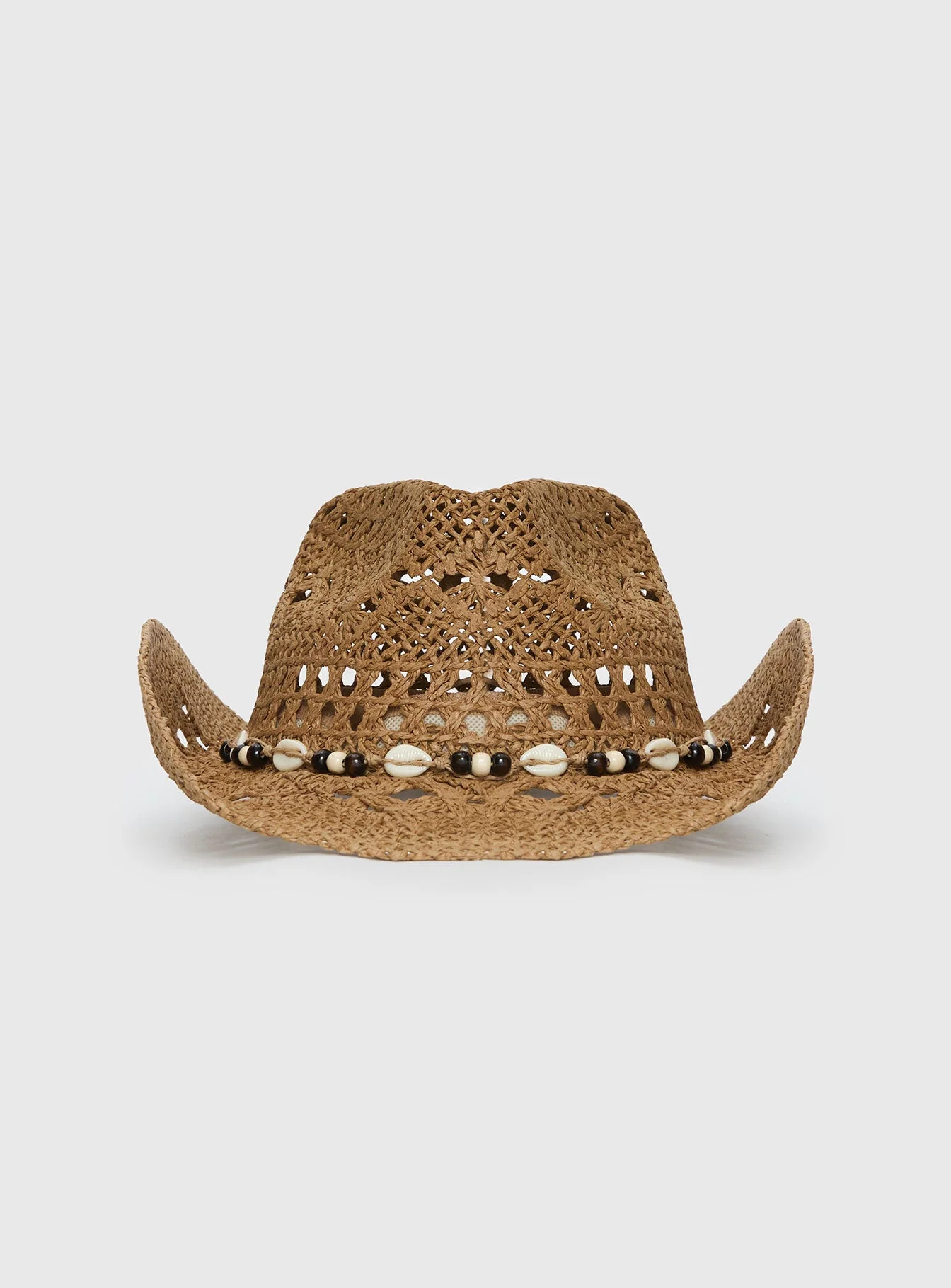 Azuria Straw Cowboy Hat Tan - Image 2