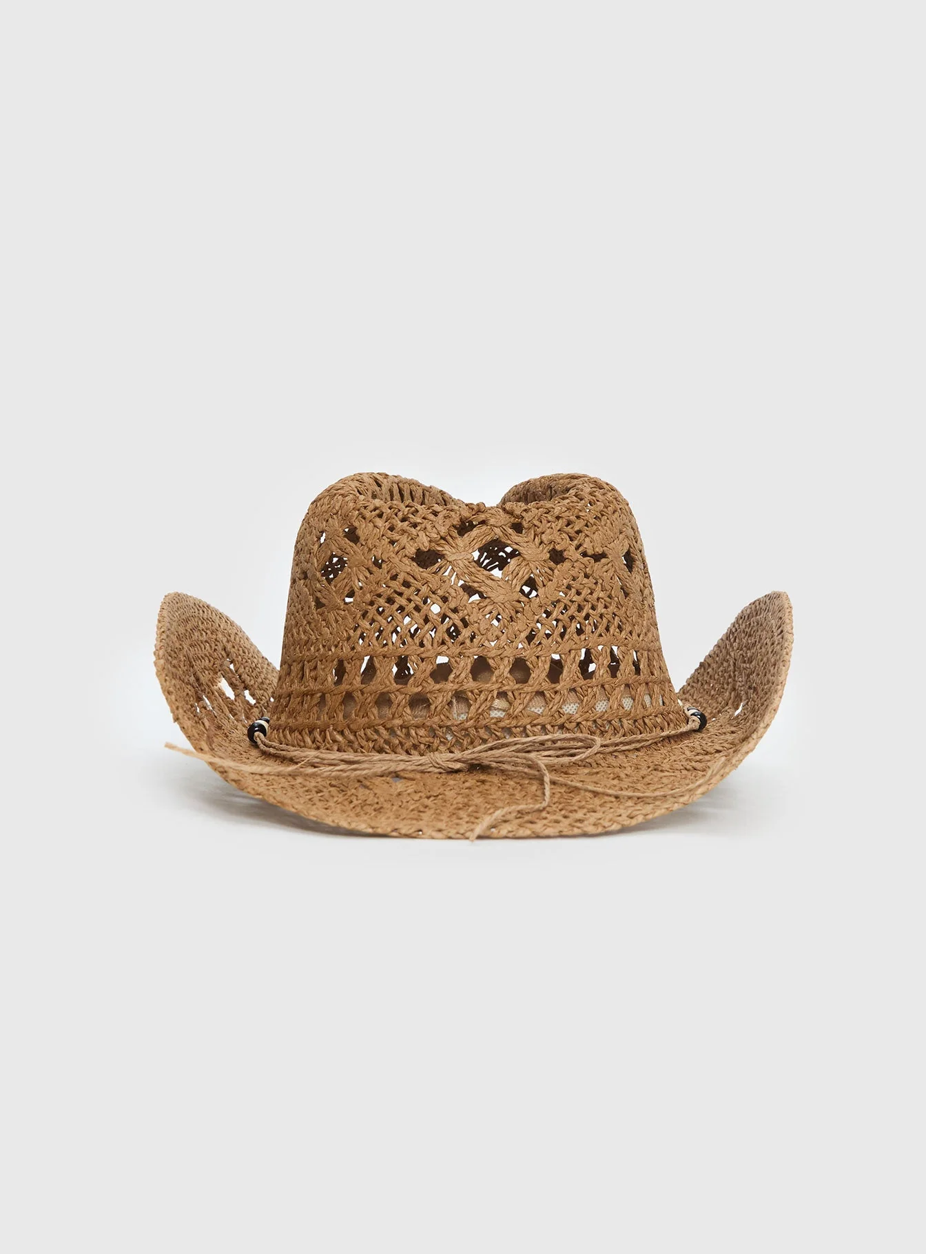 Azuria Straw Cowboy Hat Tan - Image 4