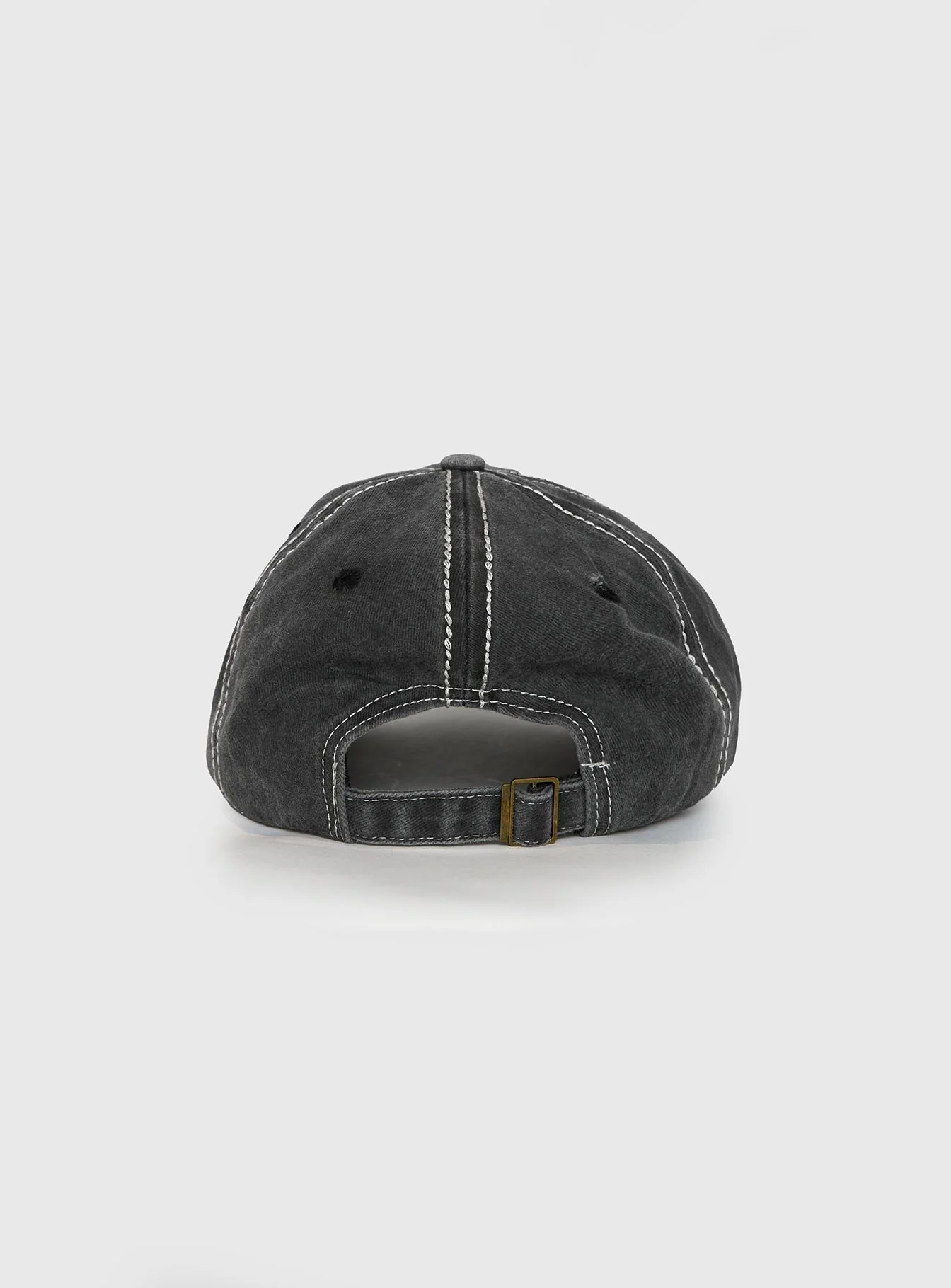 Back To Back Distressed Cap Black - Image 4