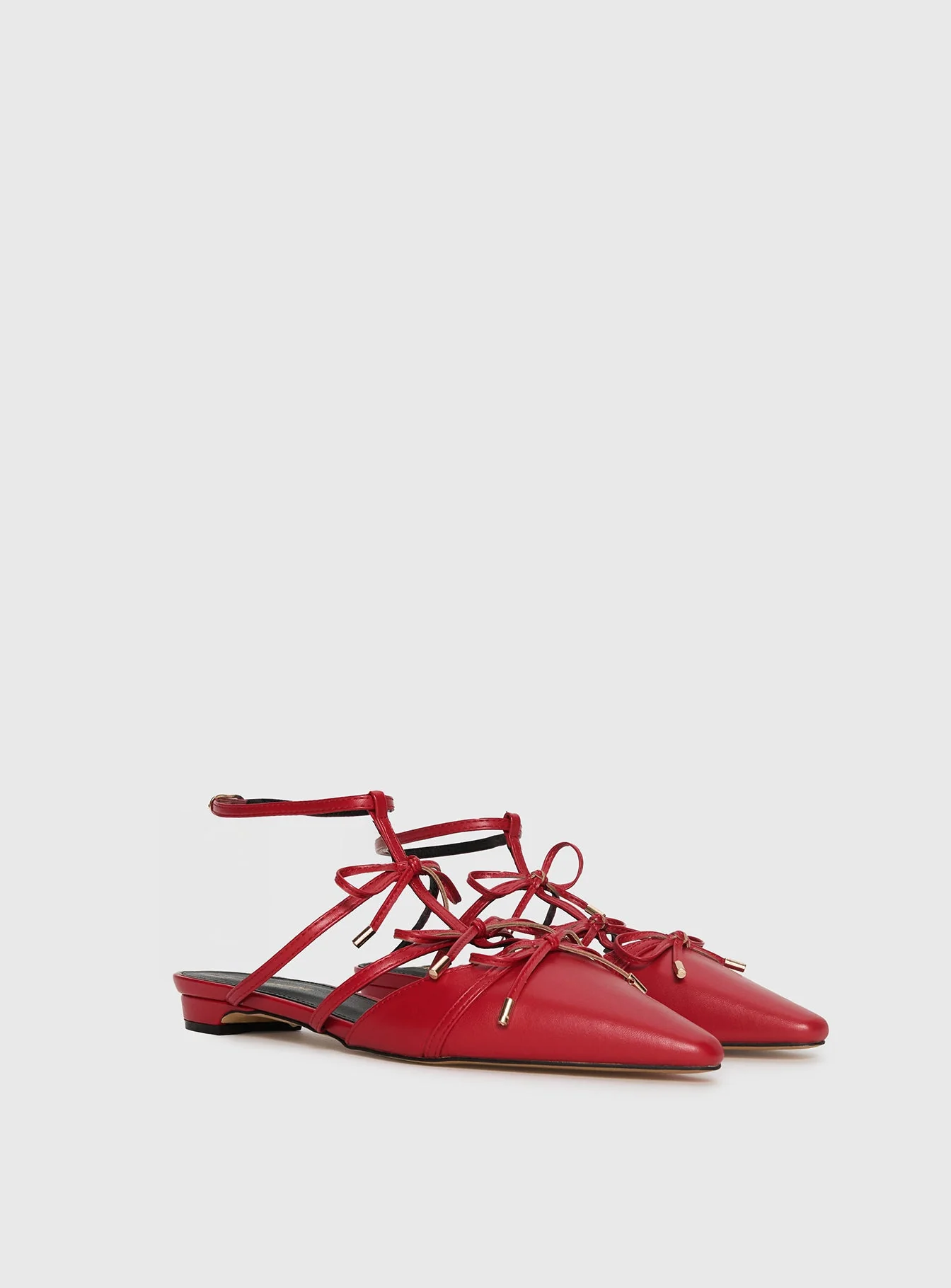 Ballet Club Flats Red - Image 3