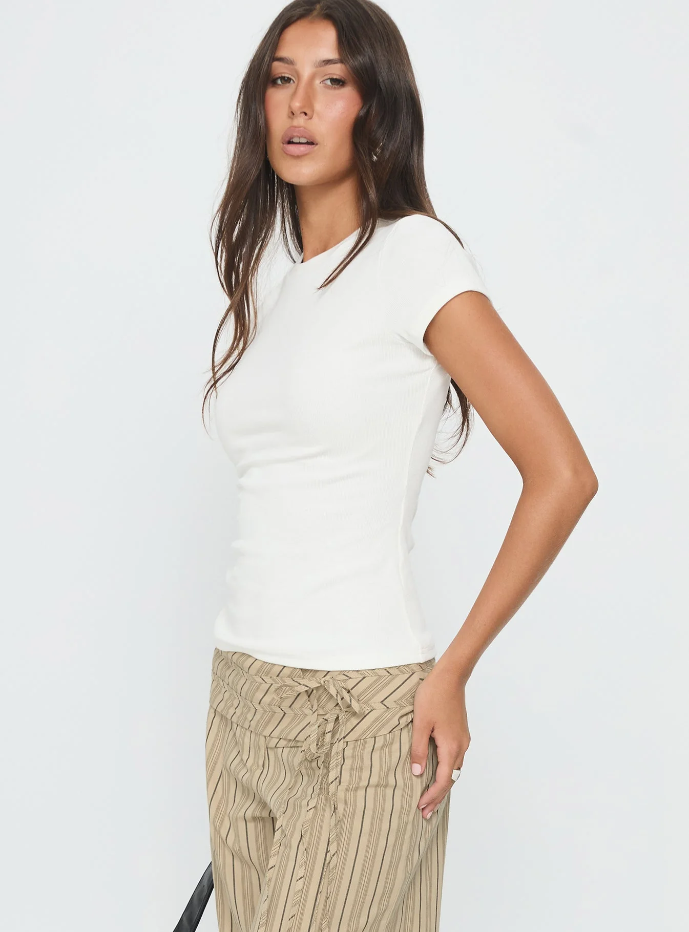 Baseline Longline Rib Top White - Image 4