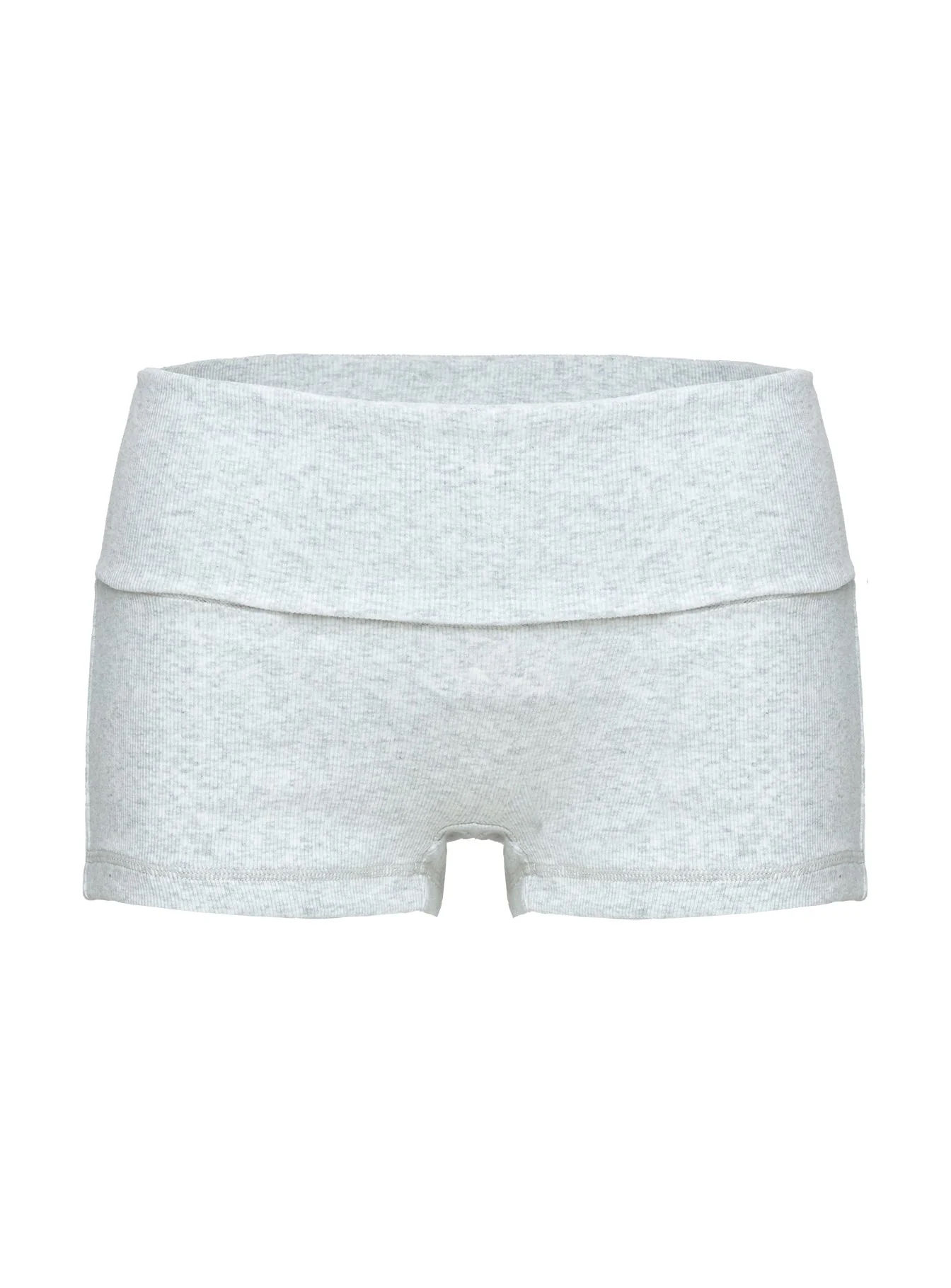Baseline Low Rise Rib Shorts Grey Marle - Image 15
