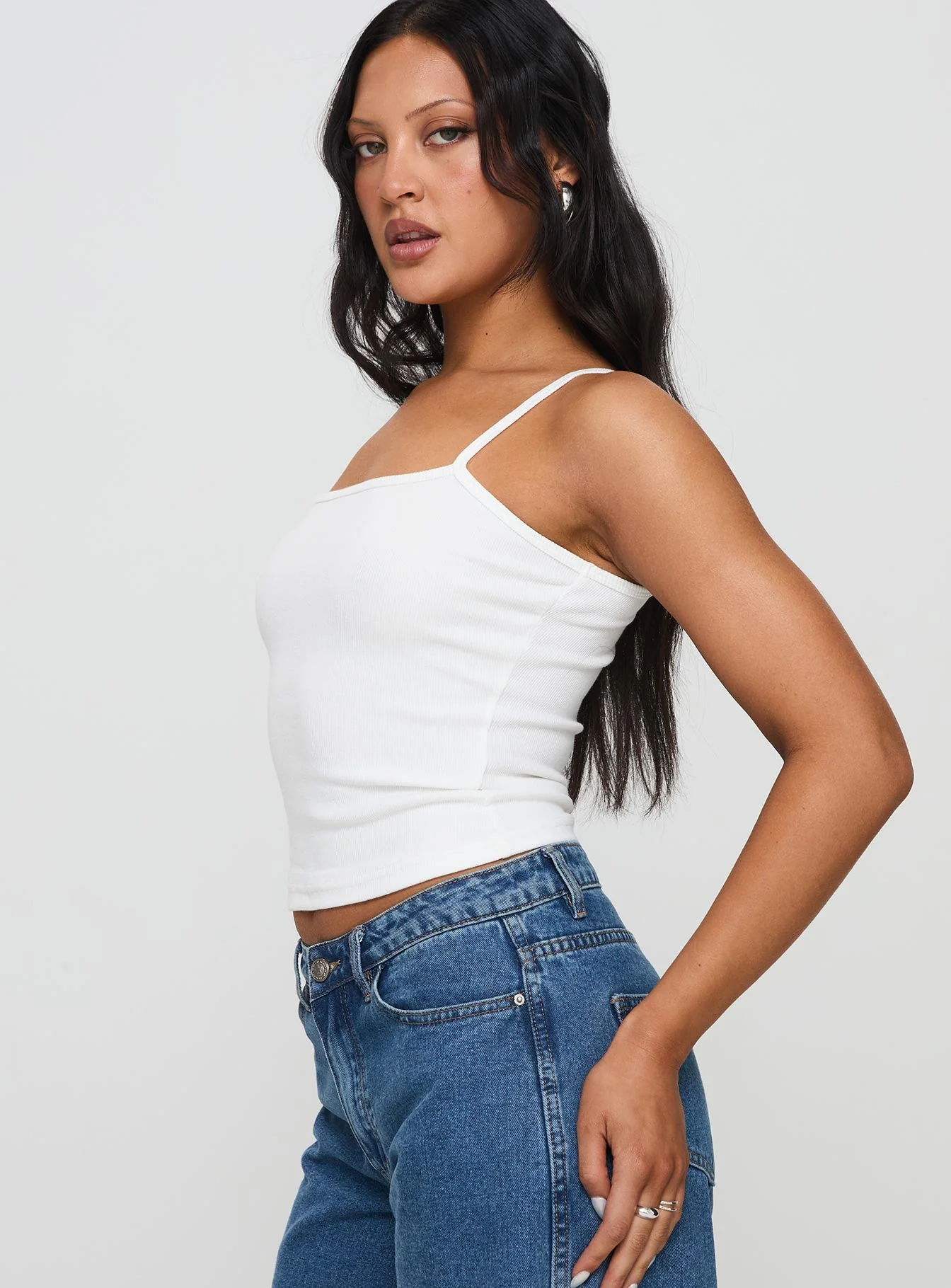 Baseline Rib Top White - Image 4
