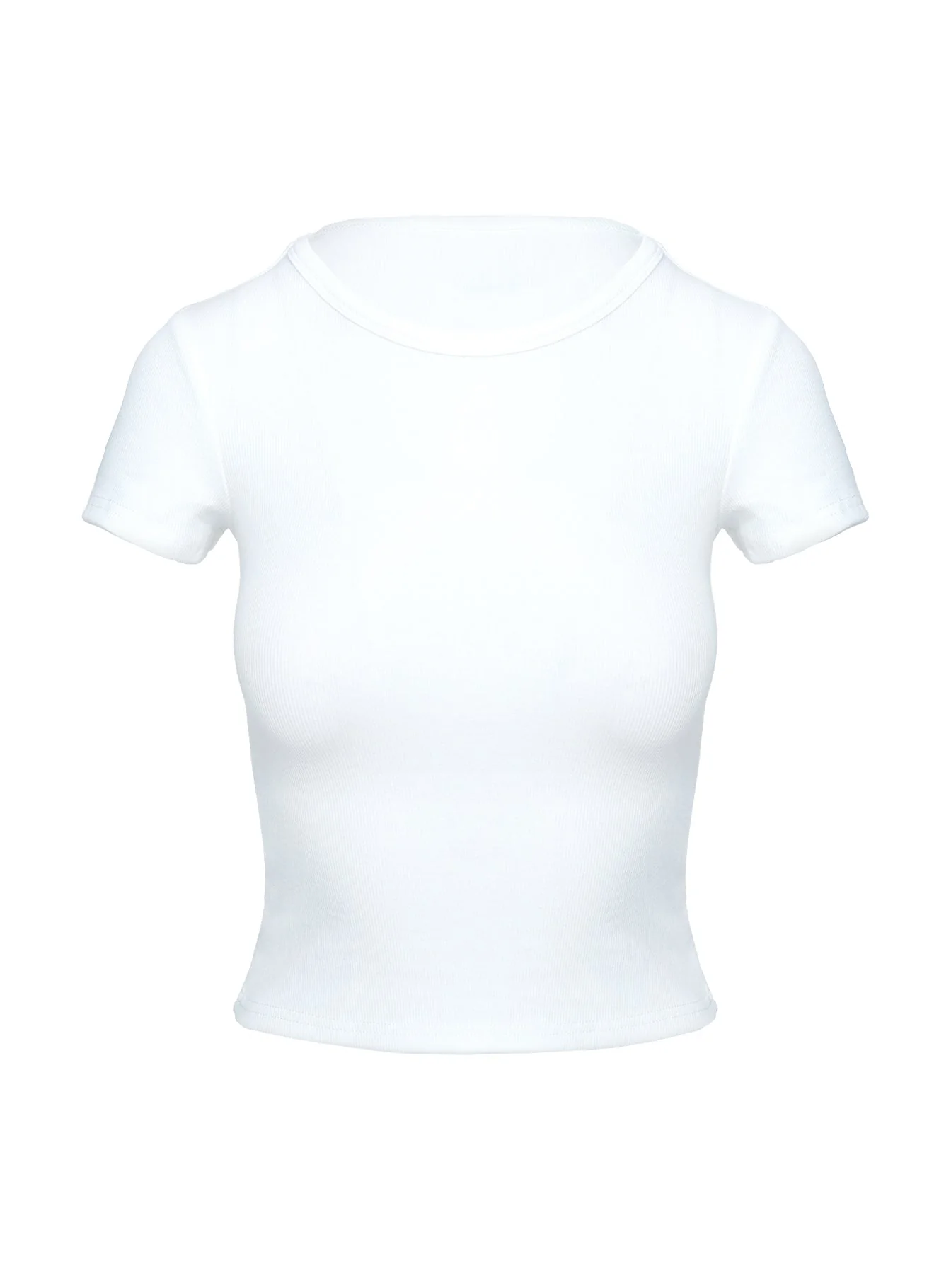 Baseline Scoop Rib Tee White - Image 11