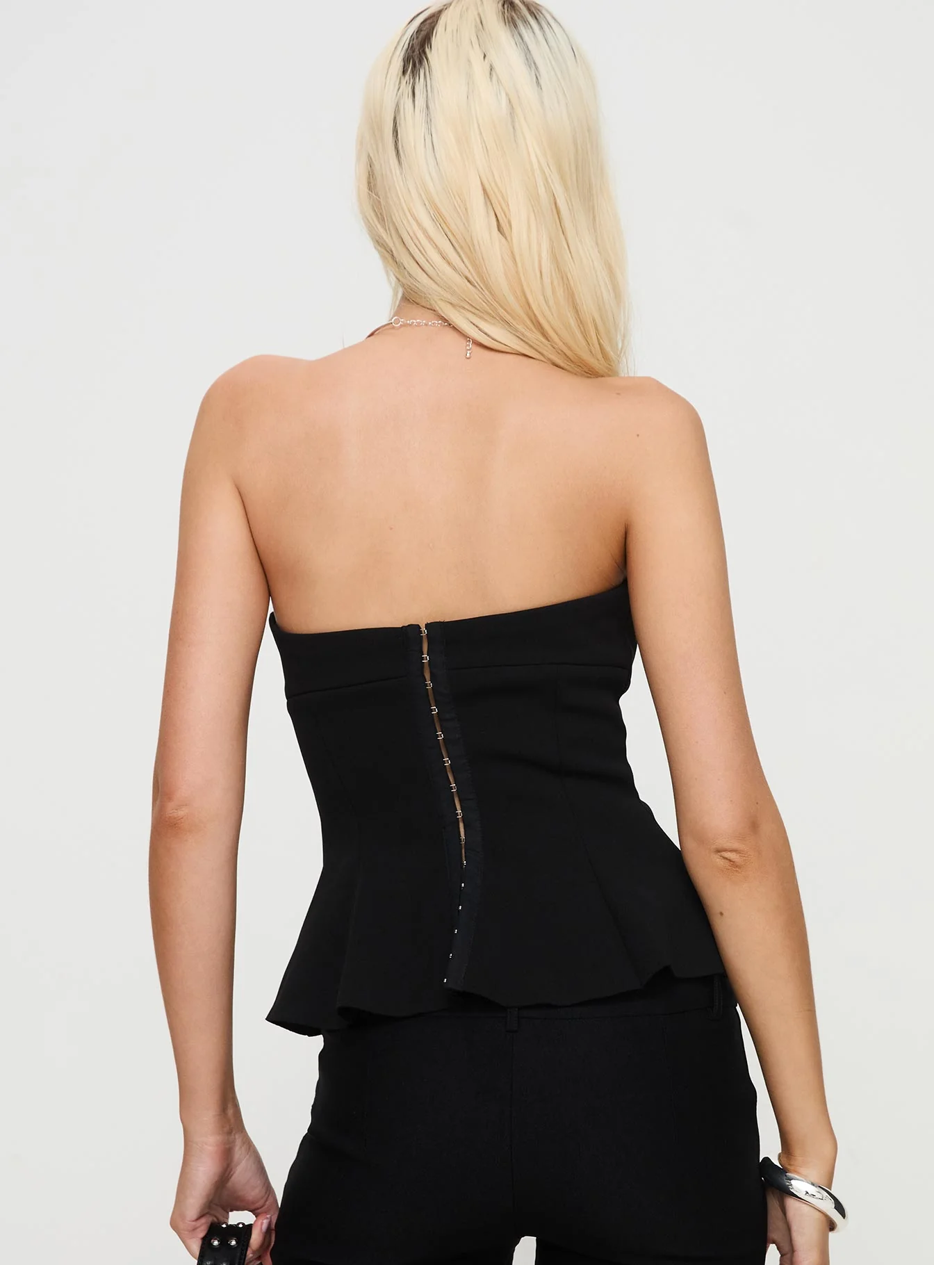 Baudelaire Strapless Corset Black - Image 4