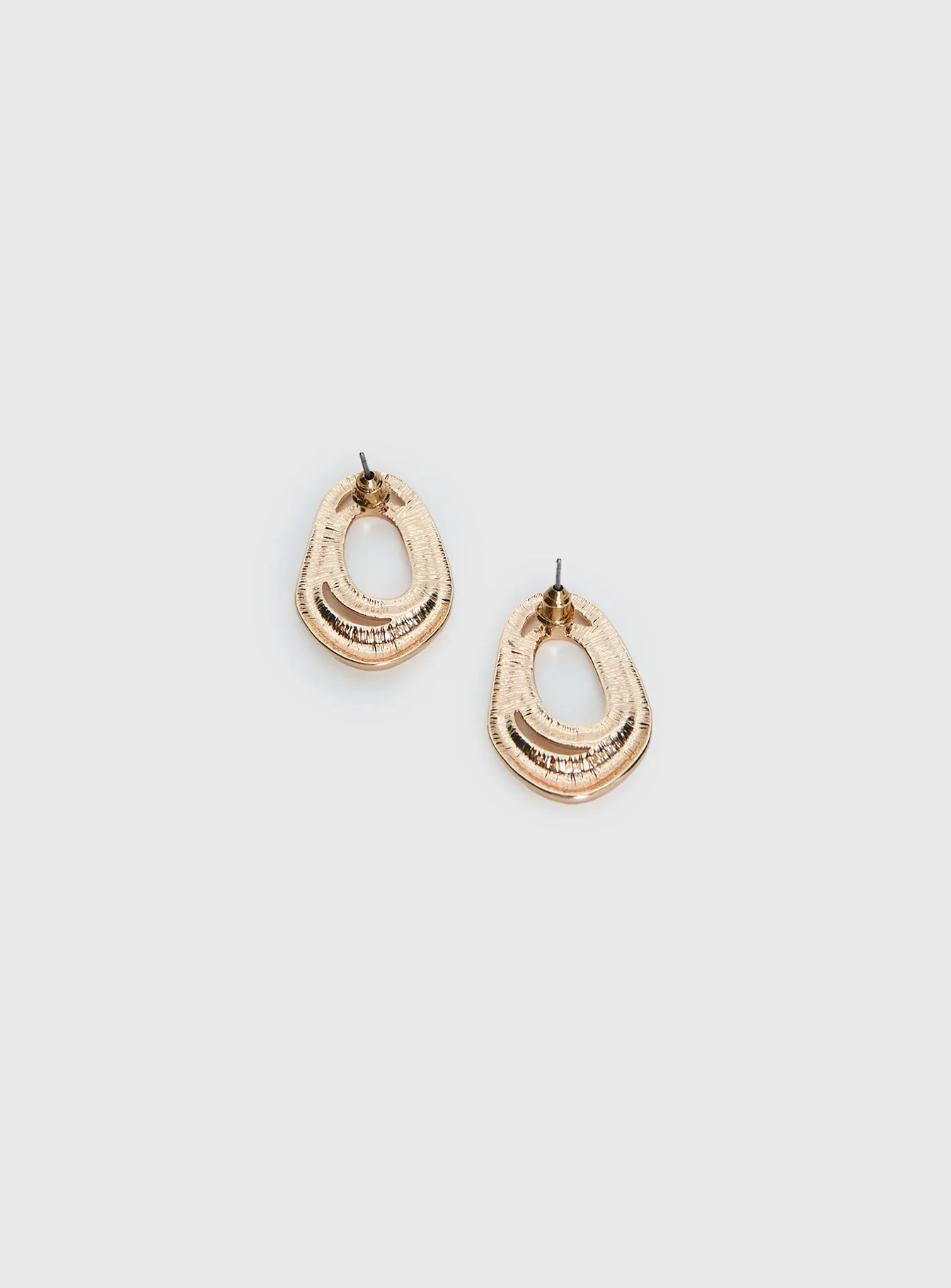 Be Alright Earrings Gold - Image 4