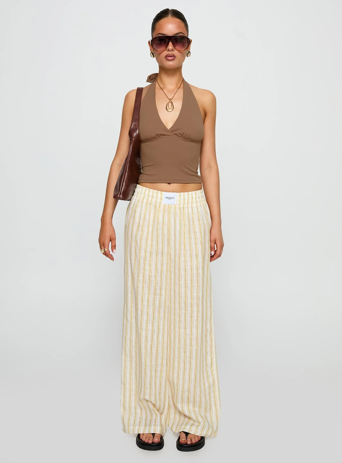 Beach House Pants Yellow Stripe - Image 7