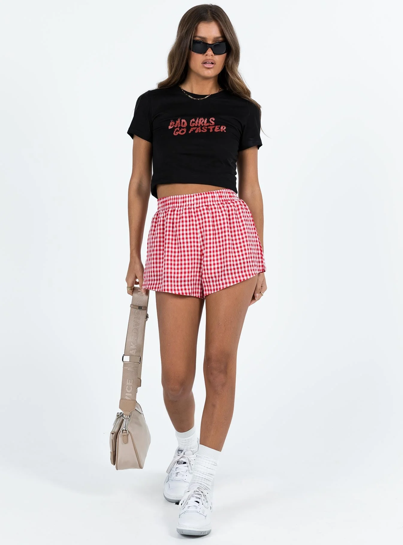 Beach House Shorts Red / White Gingham - Image 3