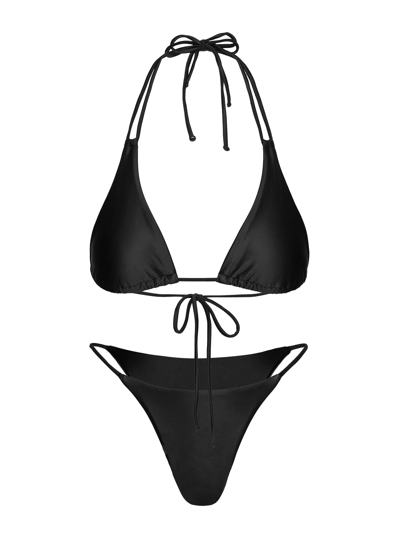 Beach Walk Triangle Top Black - Image 5