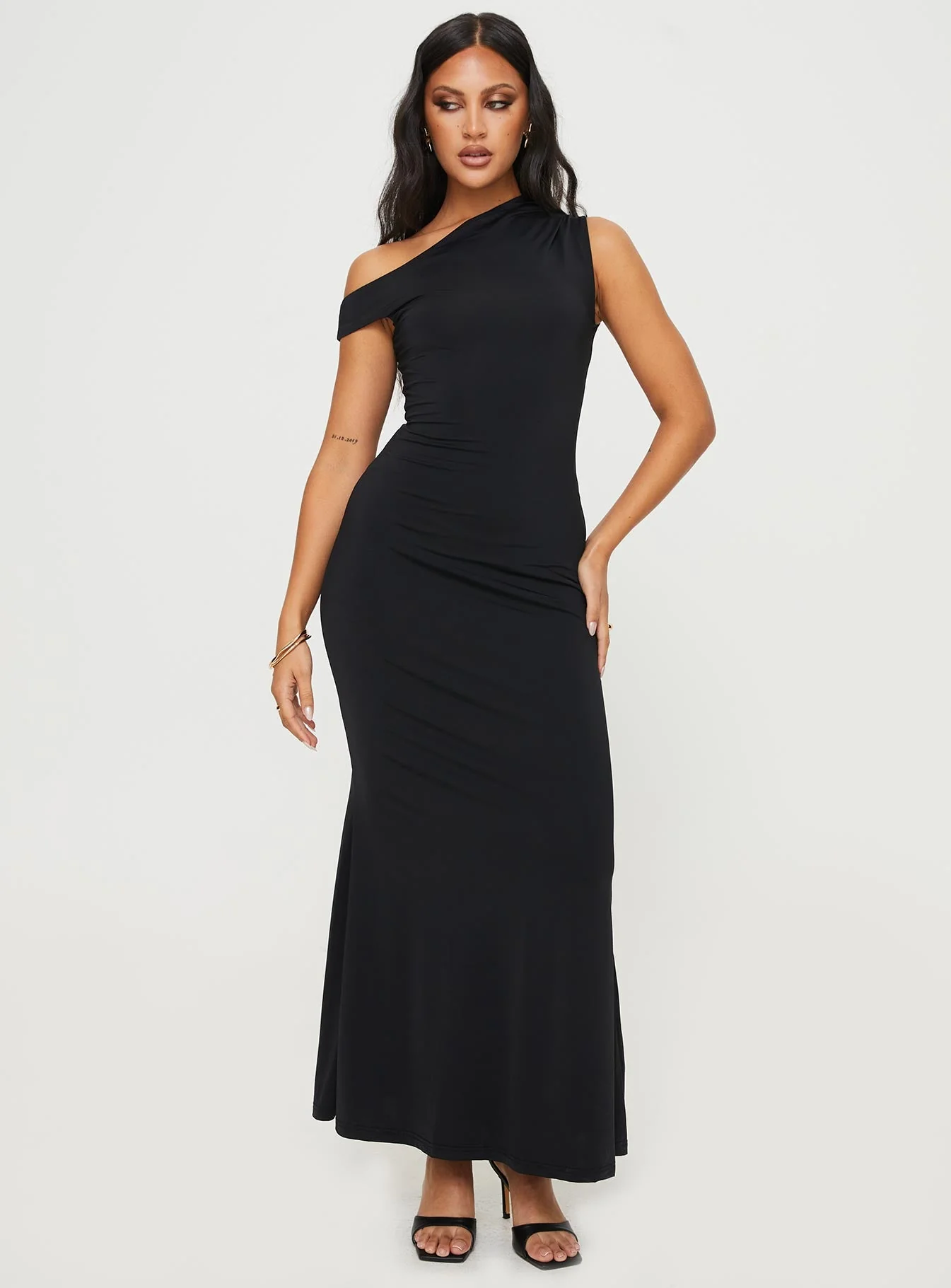 Beller Maxi Dress Black - Image 3