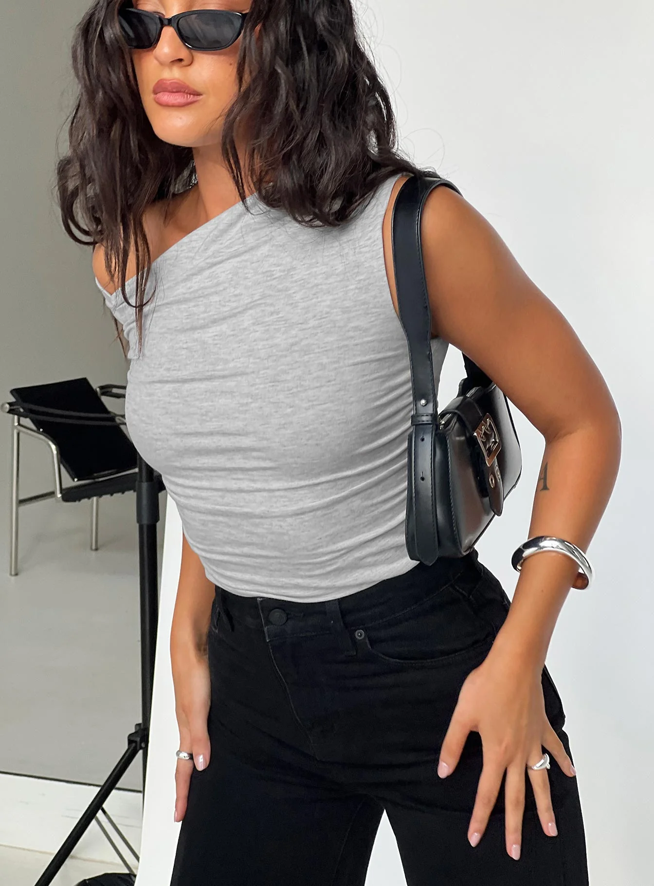 Beller Top Marle Grey - Image 9