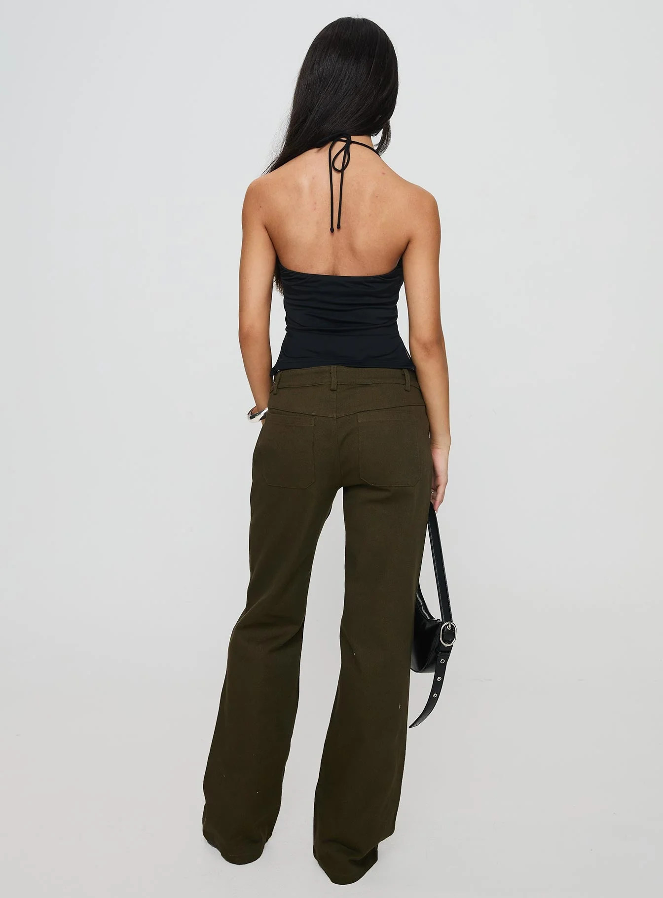Benicale Low Rise Cargo Pants Olive - Image 5