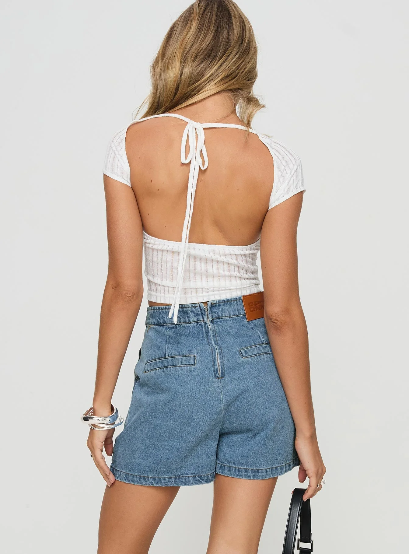 Bentiez Denim Skort Mid Wash - Image 5