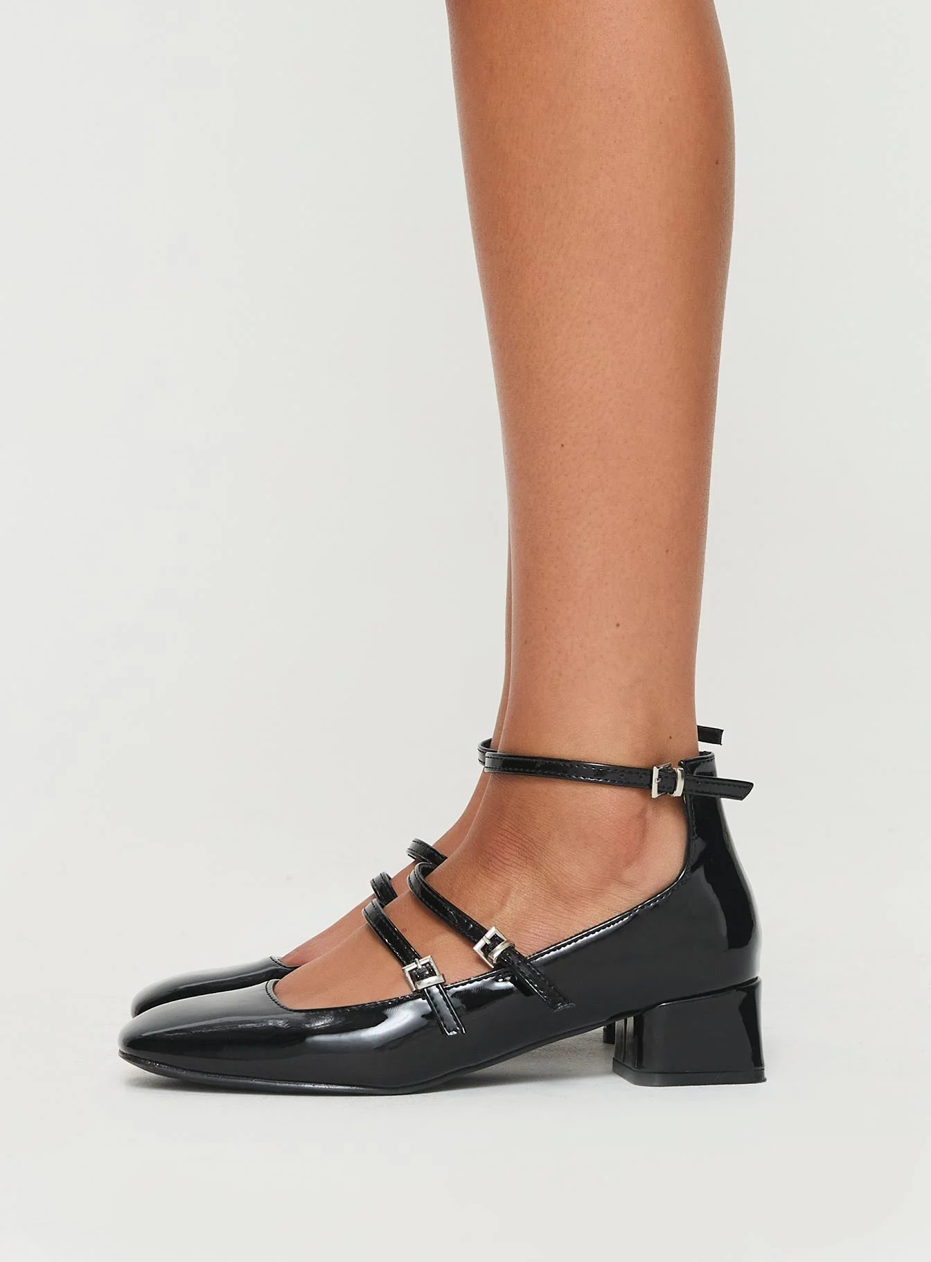 Berta Heels Black Patent - Image 3