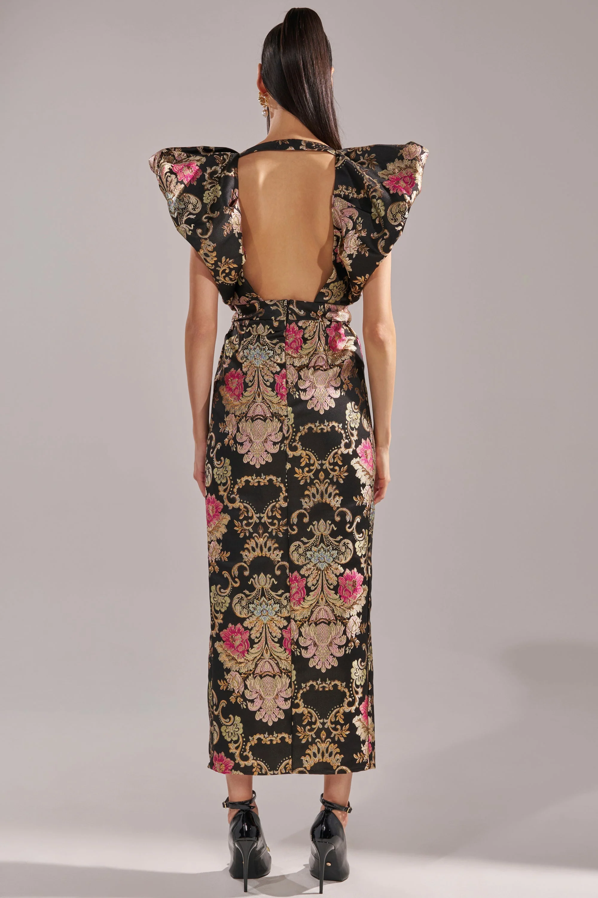 BEST DRESSED BROCADE MAXI DRESS - Image 6