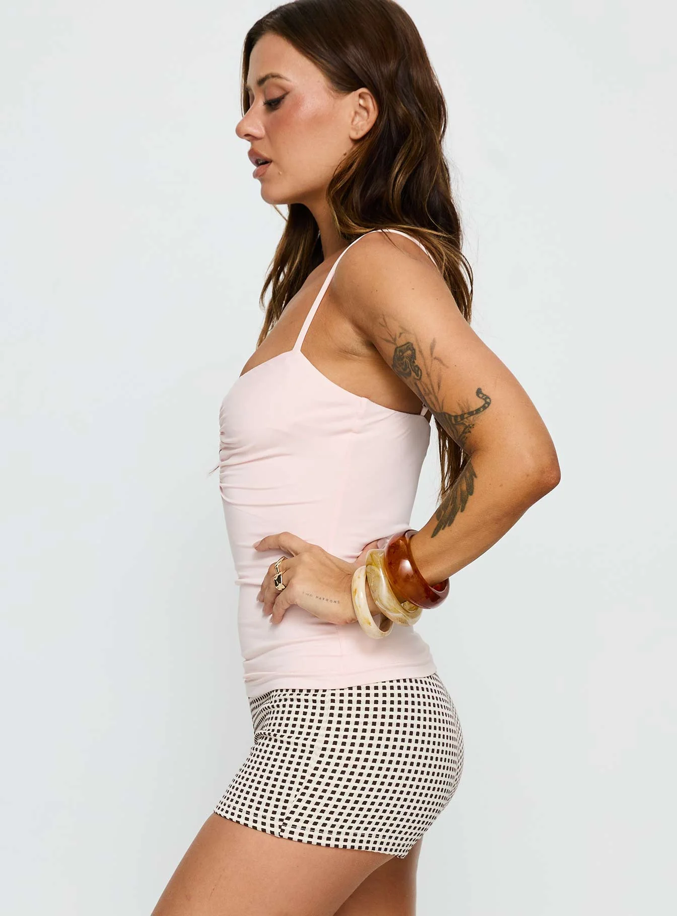 Bet You Wanna Bead Detail Top Pink - Image 4