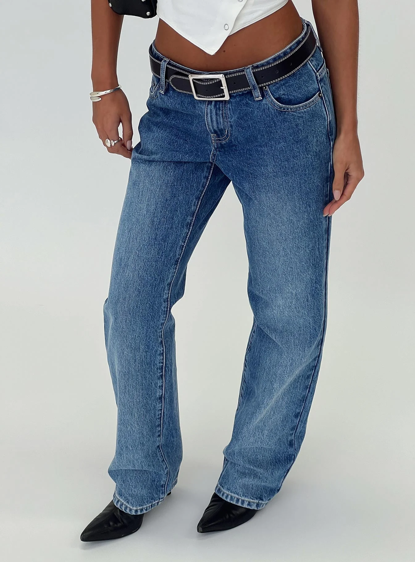 Better Half Low Rise Straight Leg Jeans Horizon Blue - Image 11