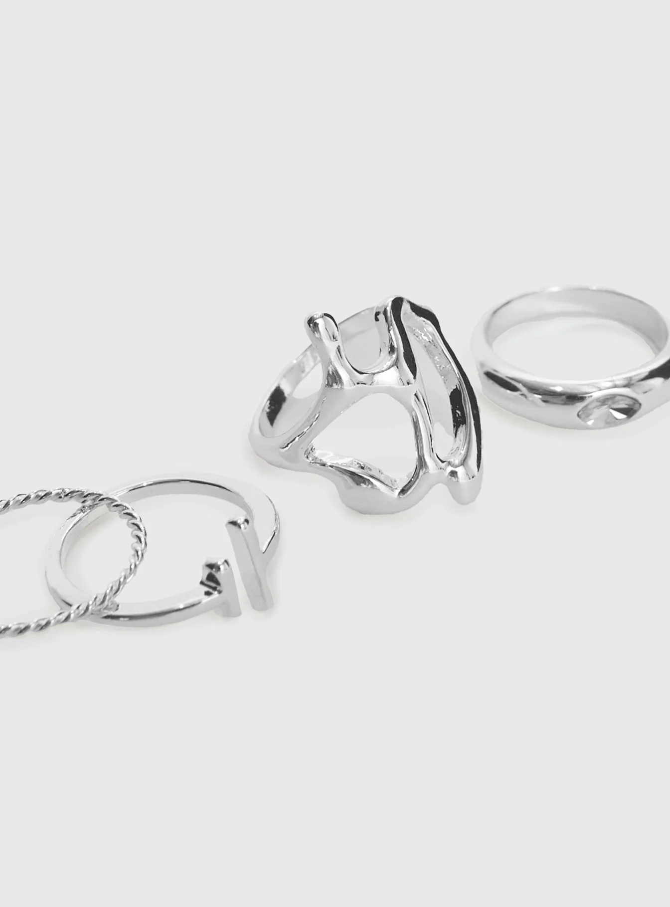 Better Together Ring Set Silver - Image 3
