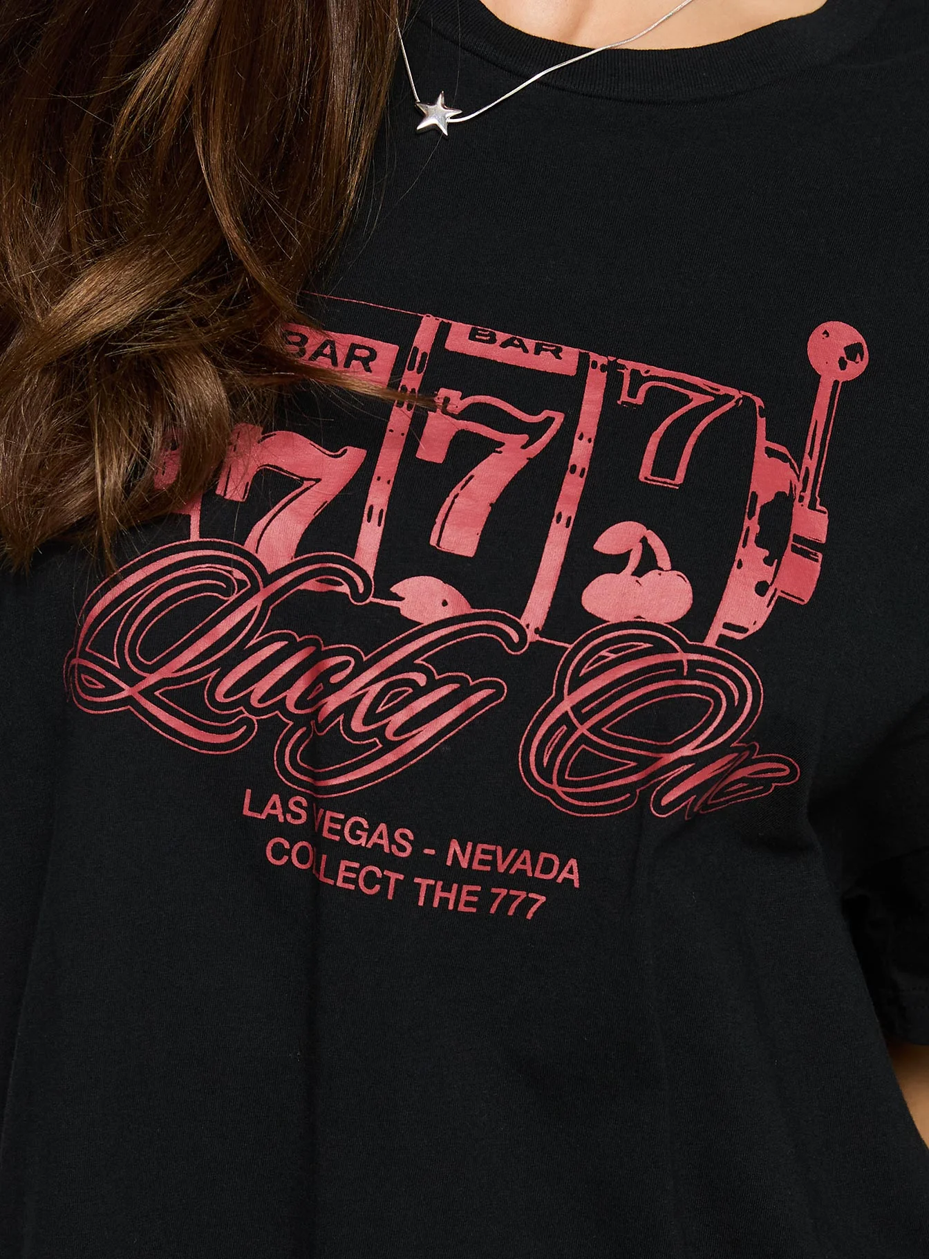 Big Winner Oversized Graphic Tee Black - Image 6