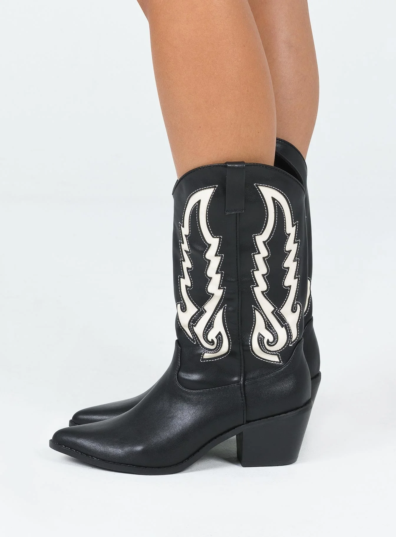 Billini Norva Boots Black / Bone - Image 3
