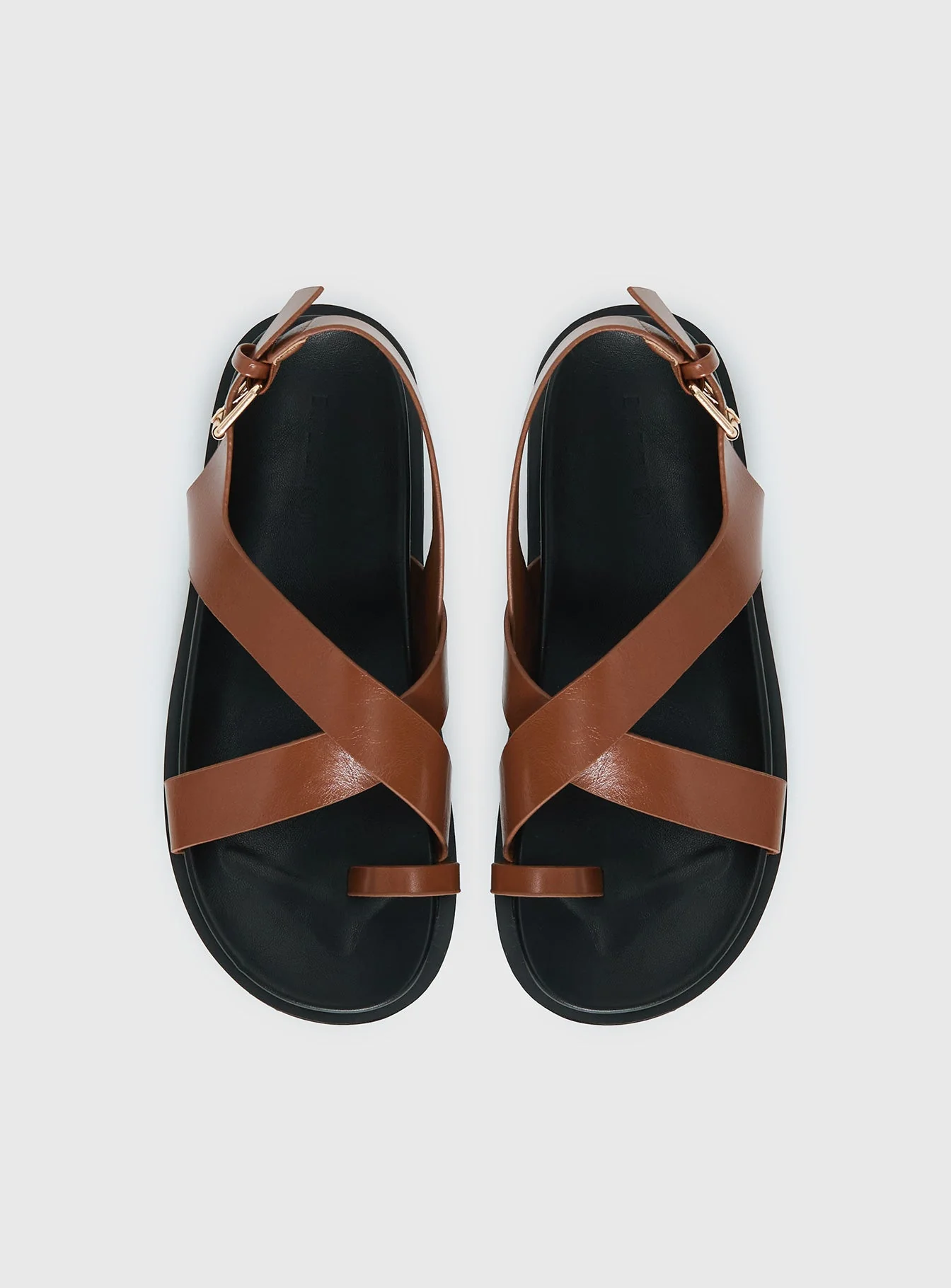 Billini Tennie Sandals Tan / Black - Image 6