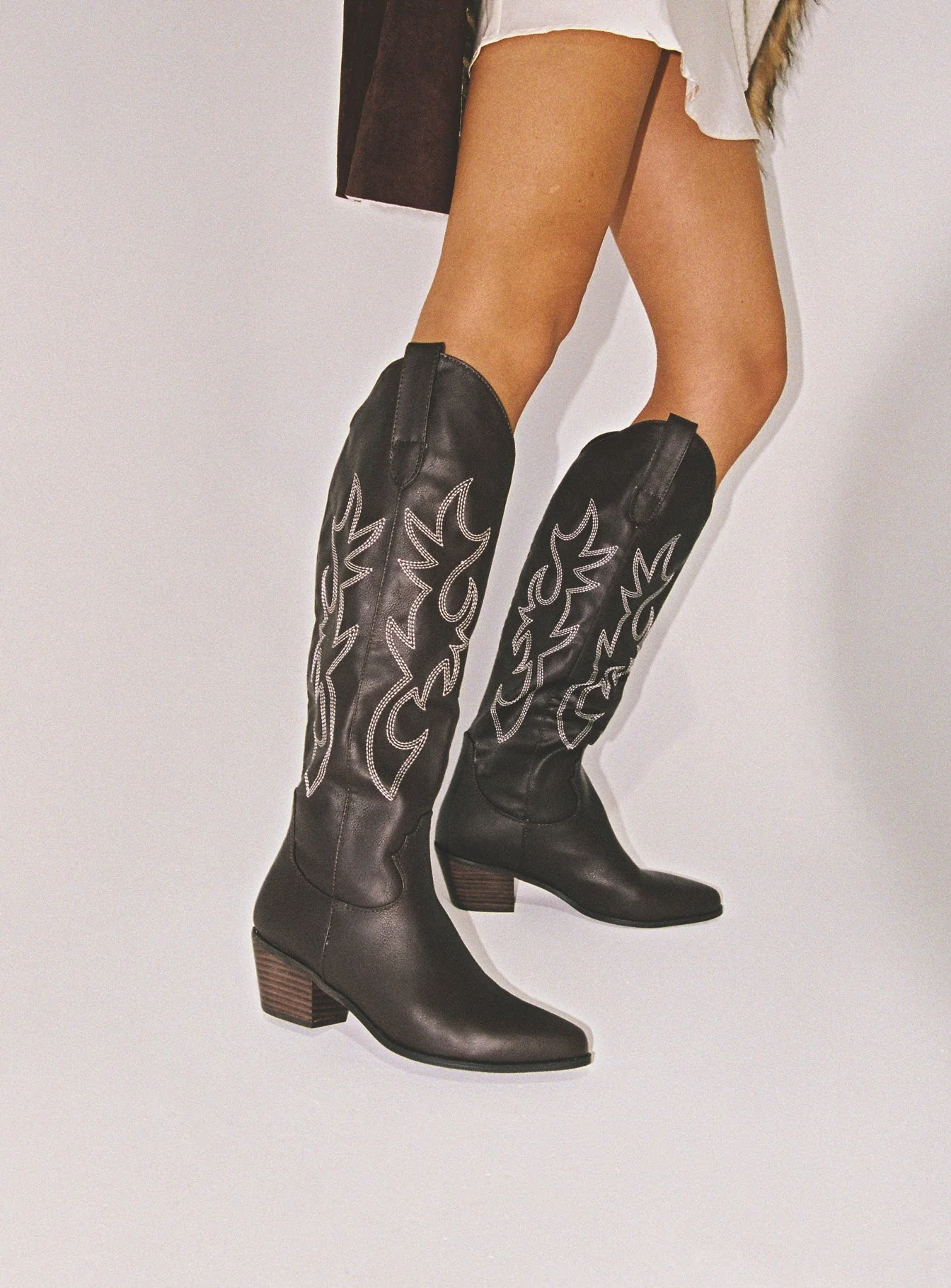 Billini Urson Boots Chocolate / White - Image 6