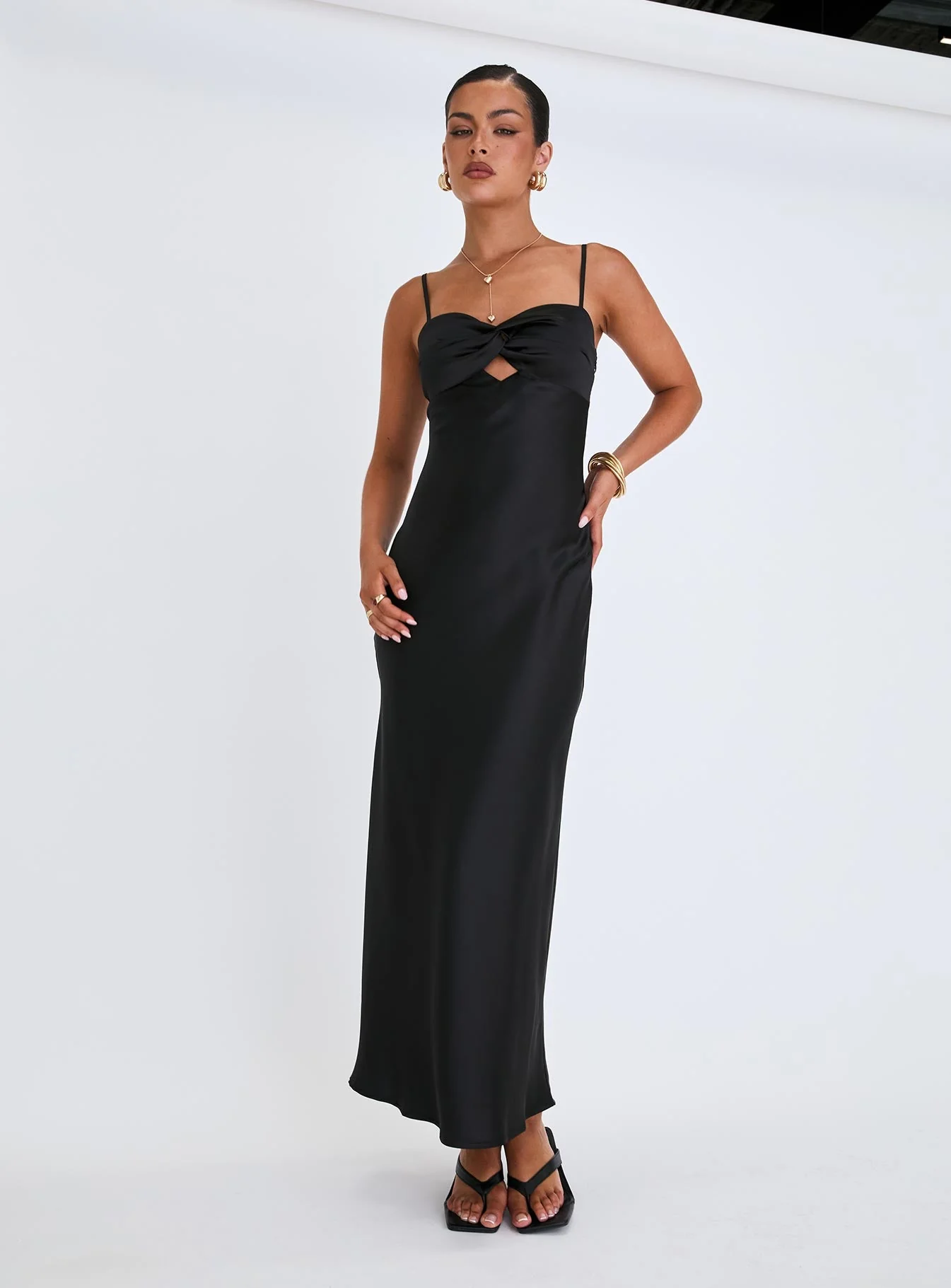 Blackthorn Maxi Dress Black - Image 9