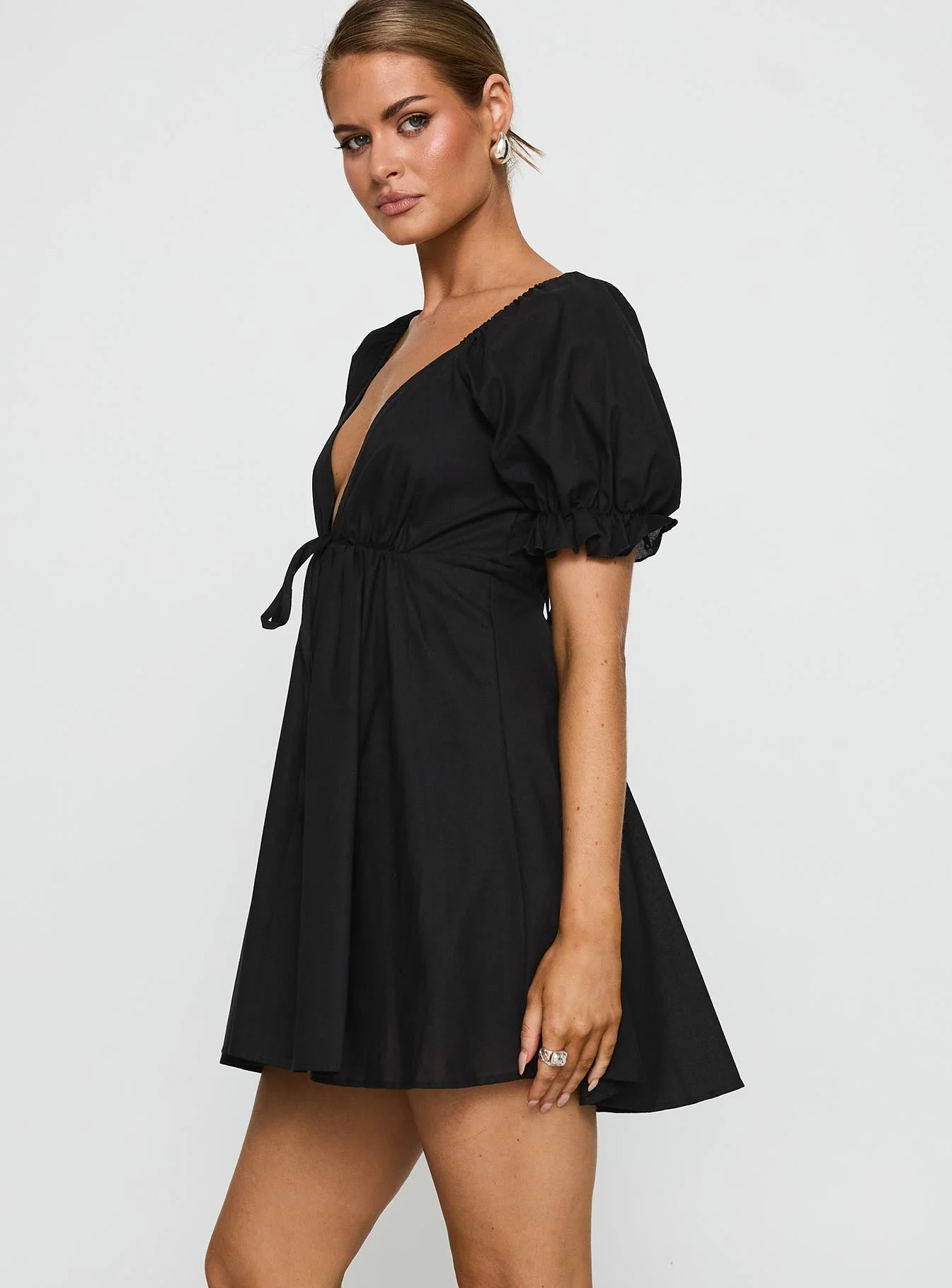 Blissful Mini Dress Black - Image 3