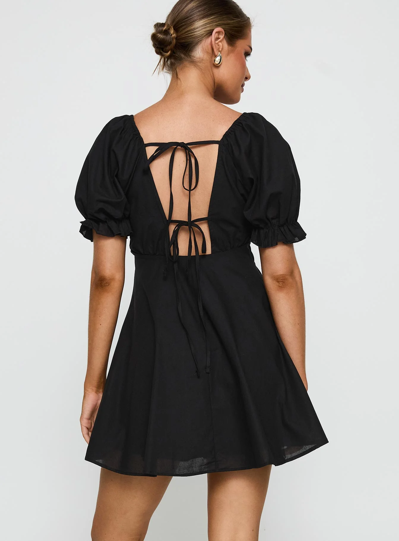 Blissful Mini Dress Black - Image 4