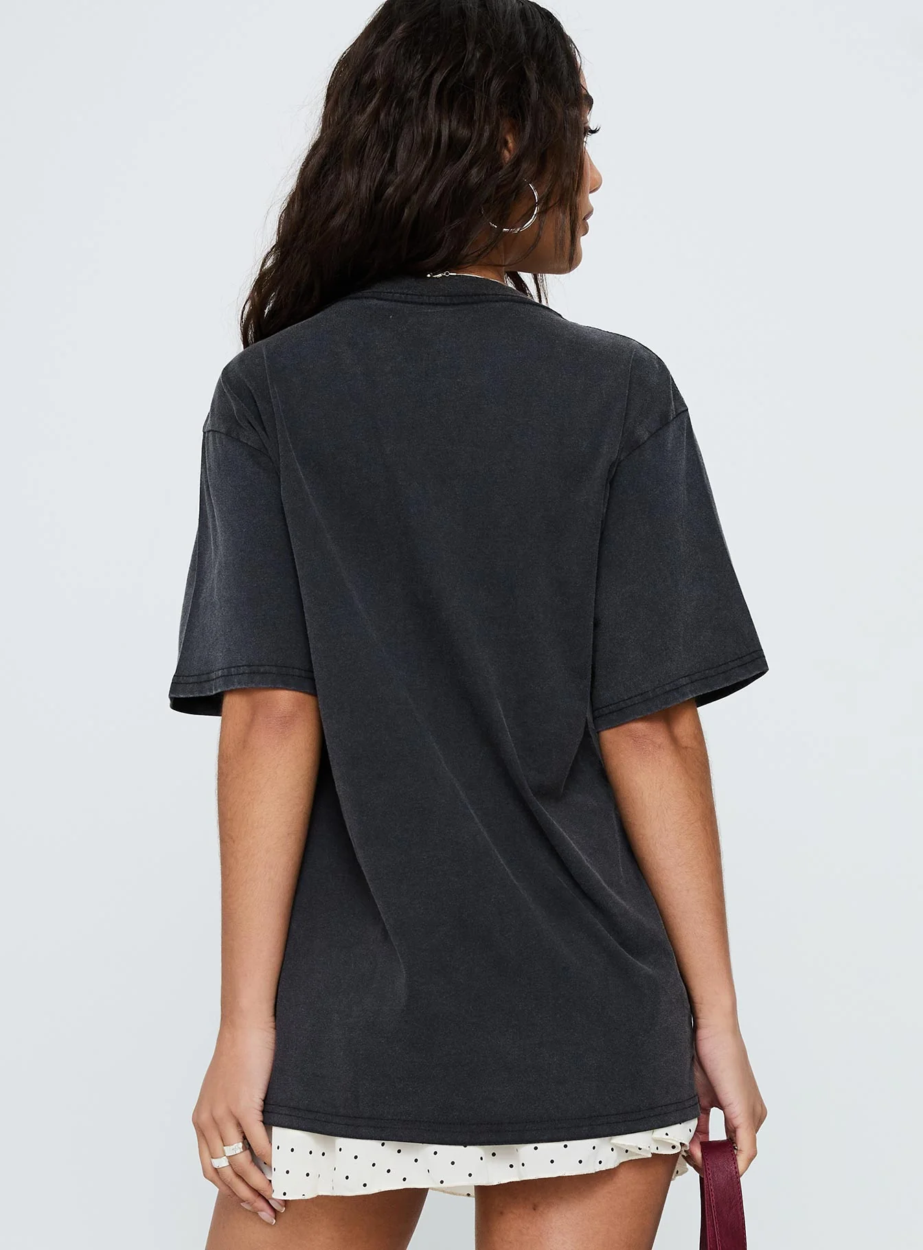 Blondie Vintage Oversized Graphic Tee Black - Image 5