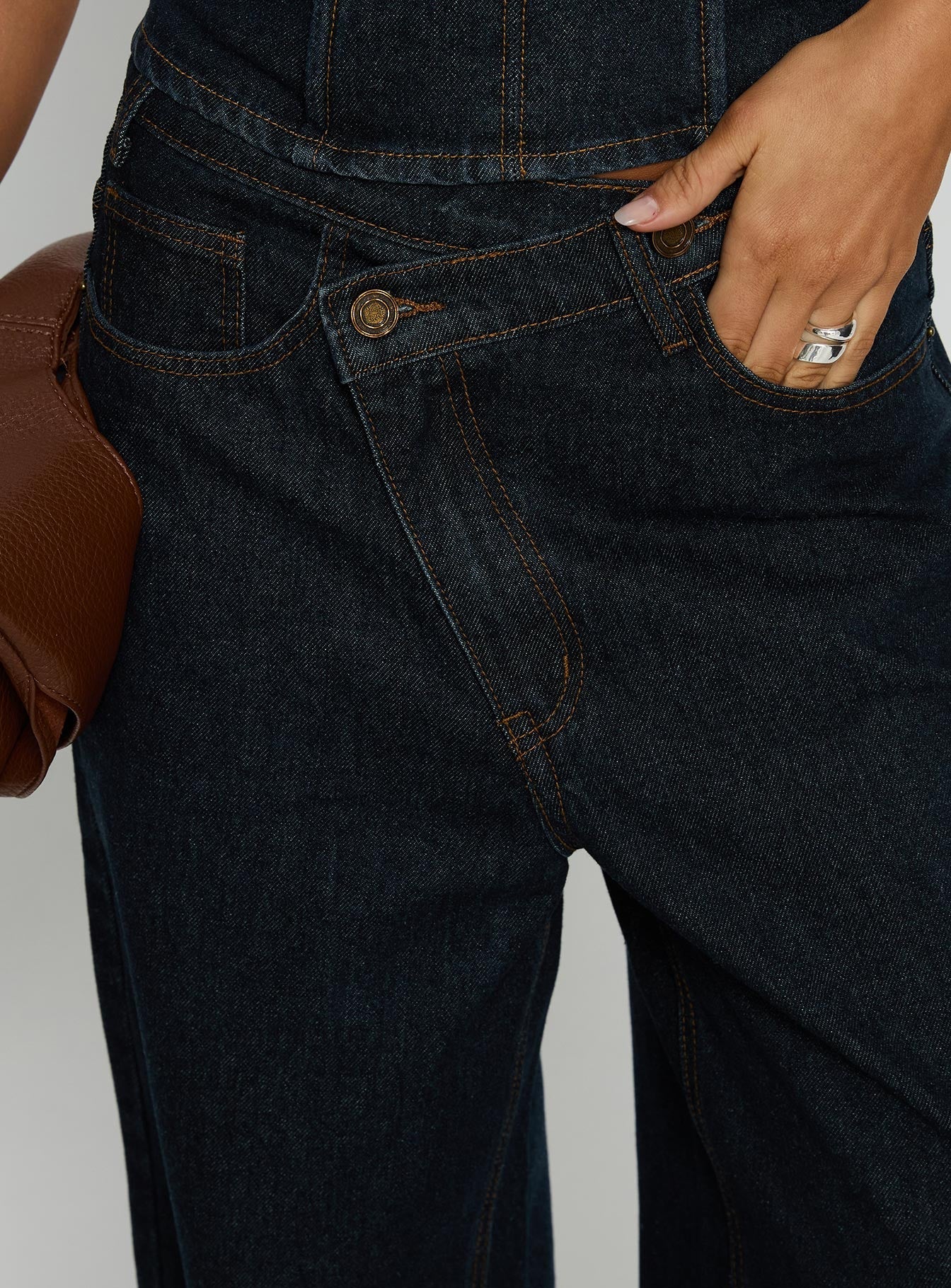 Blue Crush Low Rise Wide Leg Jeans Indigo - Image 7