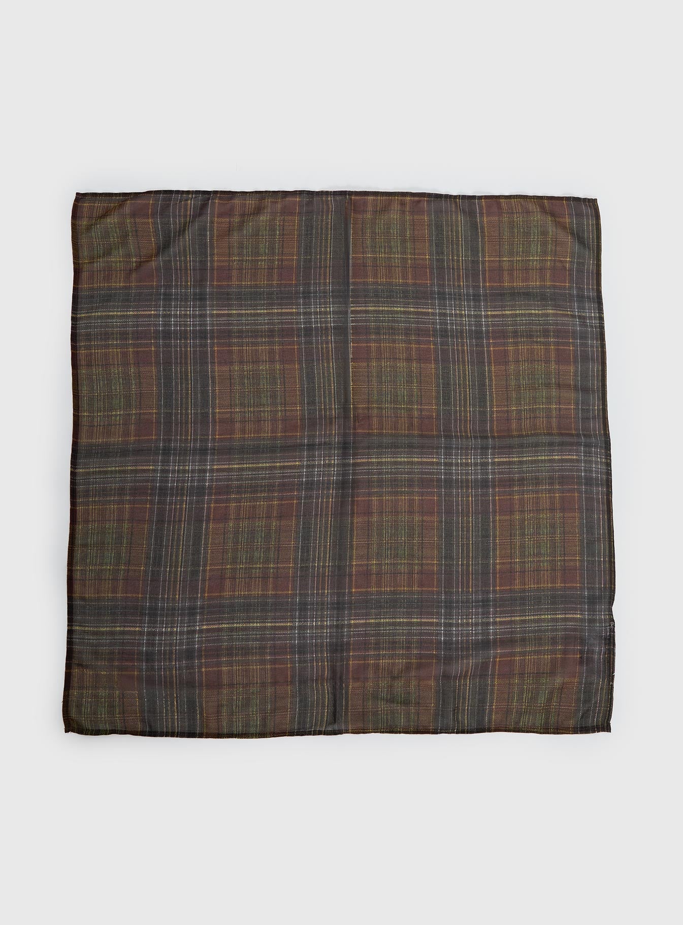 Bonbon Scarf Brown Check - Image 2