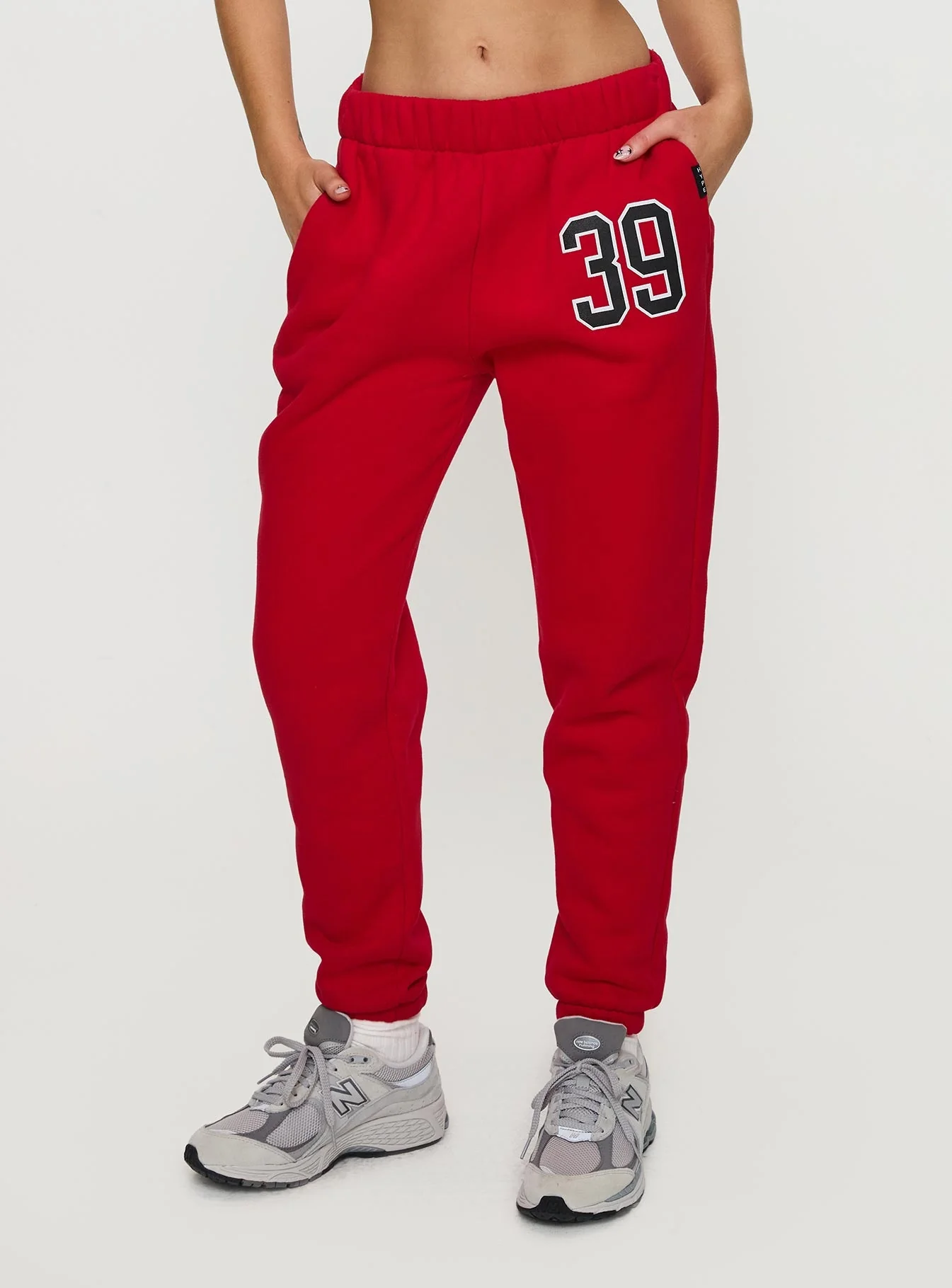 BU Sweatpants Red - Image 2