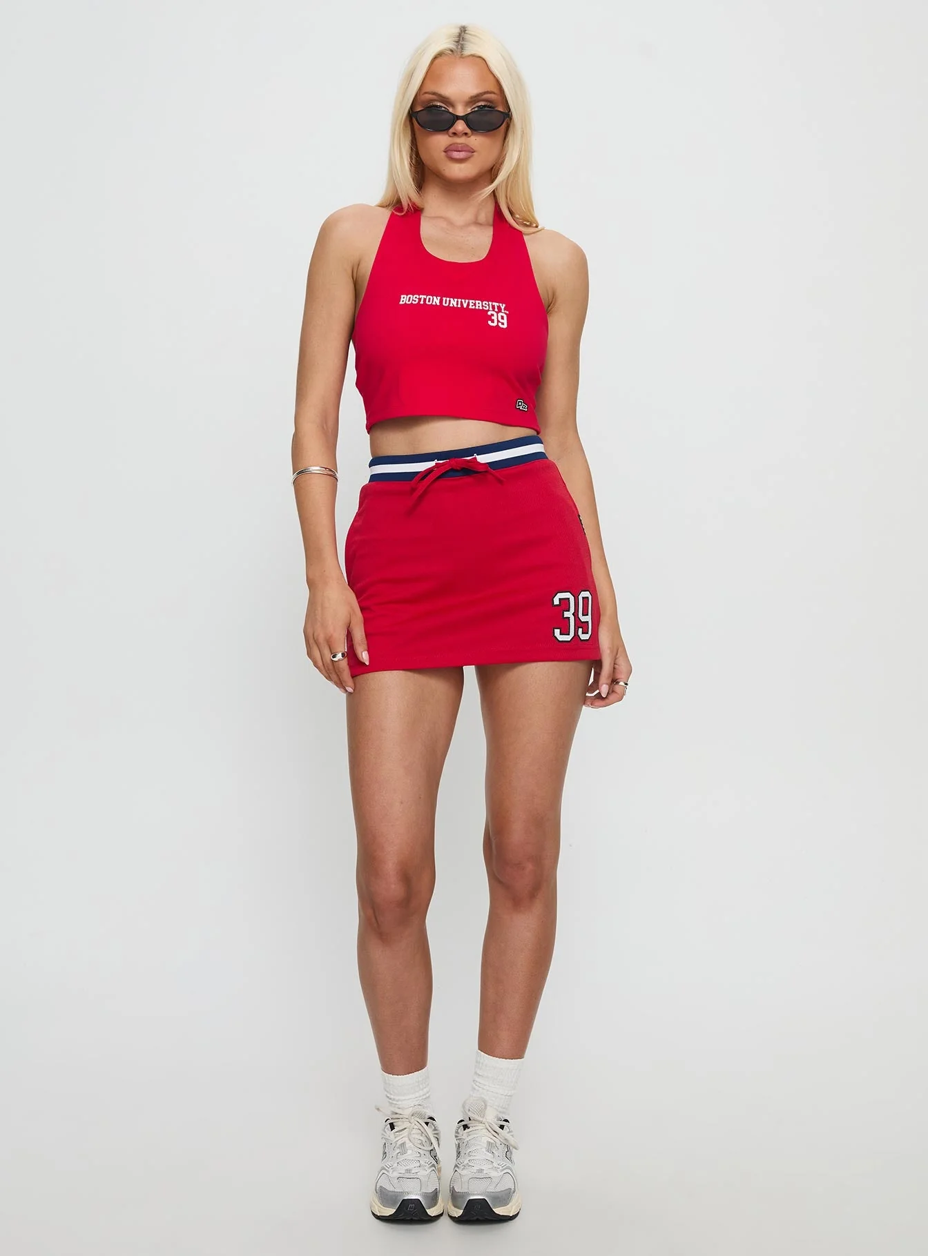 Boston University Tailgate Halter Top Red - Image 3