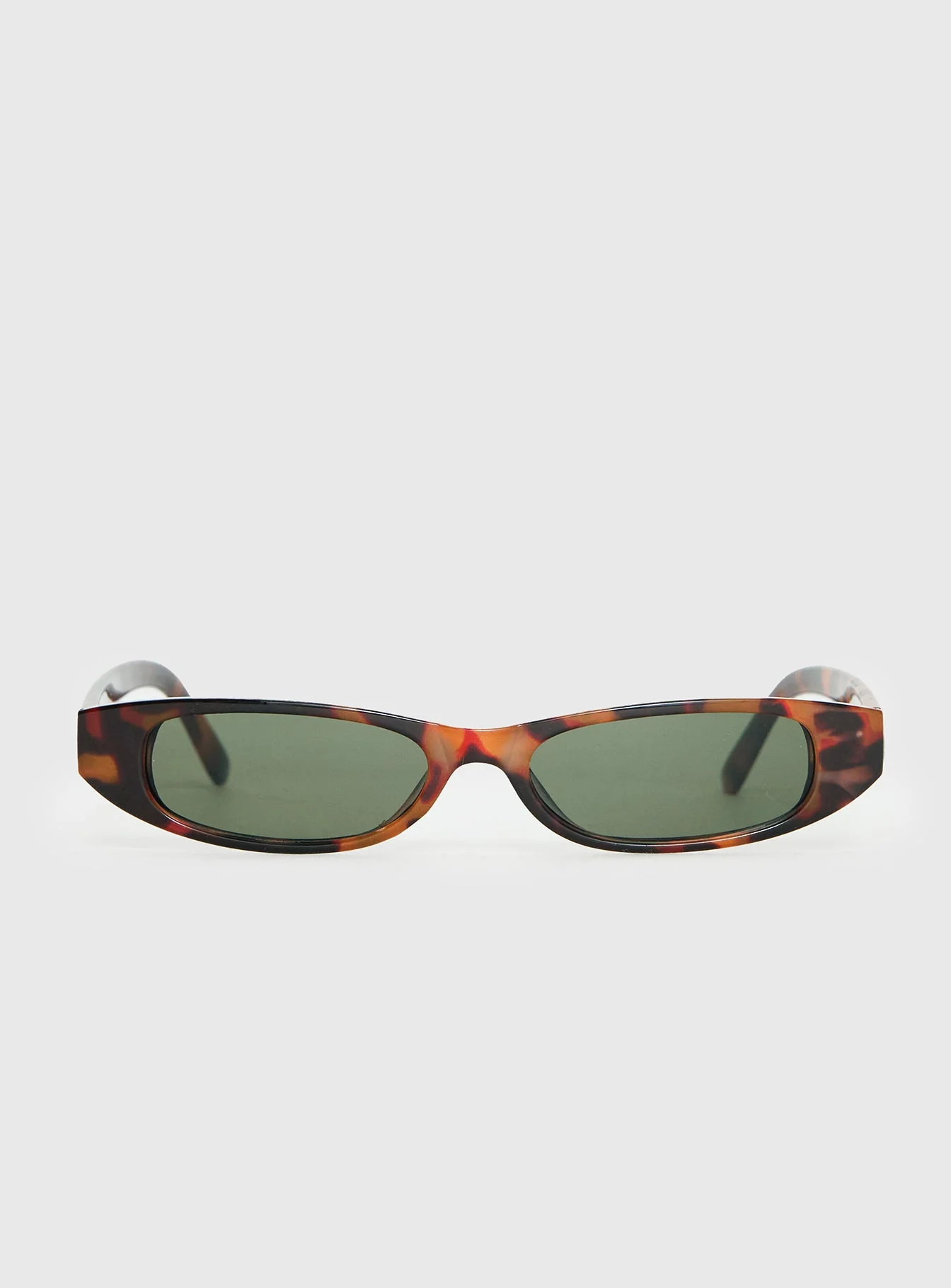 Bowery Slim Sunglasses Tort / Green - Image 2