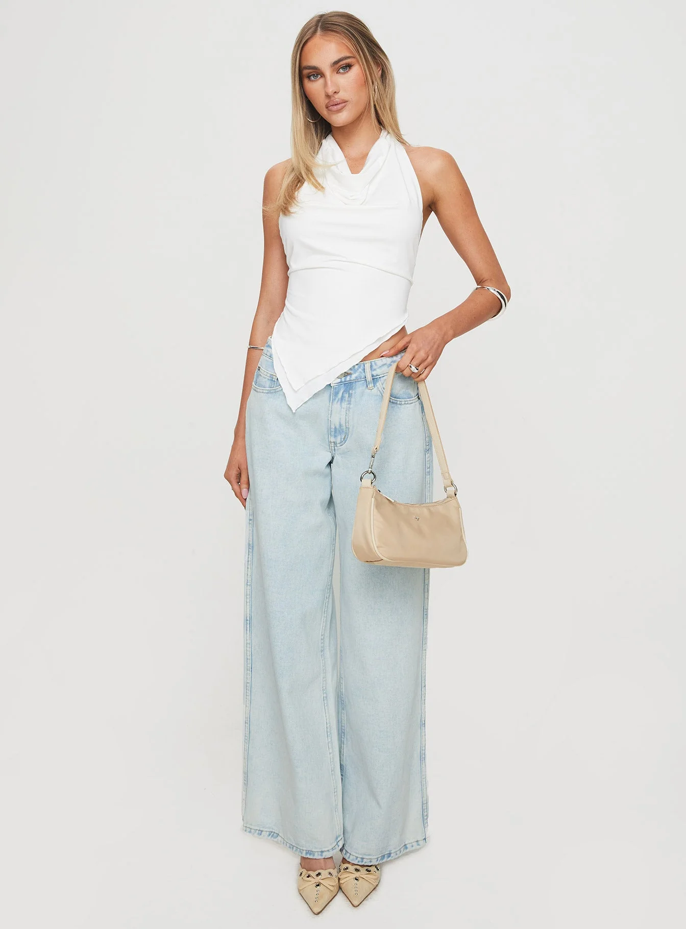 Brayden Low Rise Relaxed Jeans Light Acid Wash - Image 3
