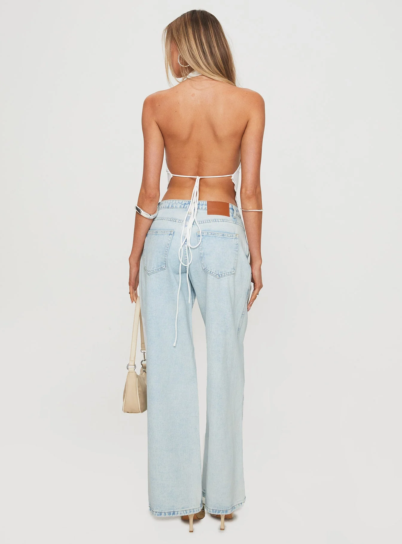 Brayden Low Rise Relaxed Jeans Light Acid Wash - Image 5