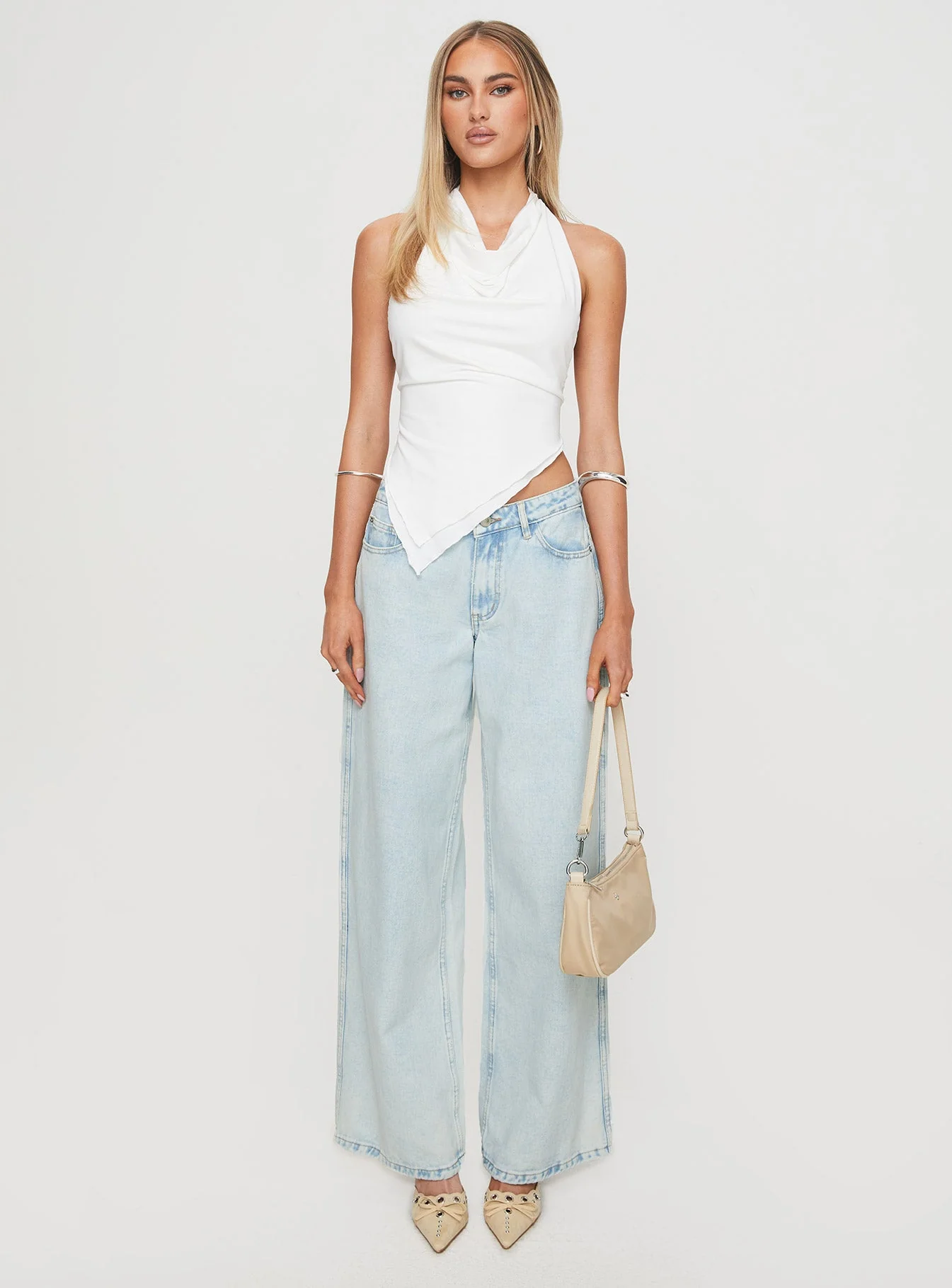 Brayden Low Rise Relaxed Jeans Light Acid Wash - Image 7