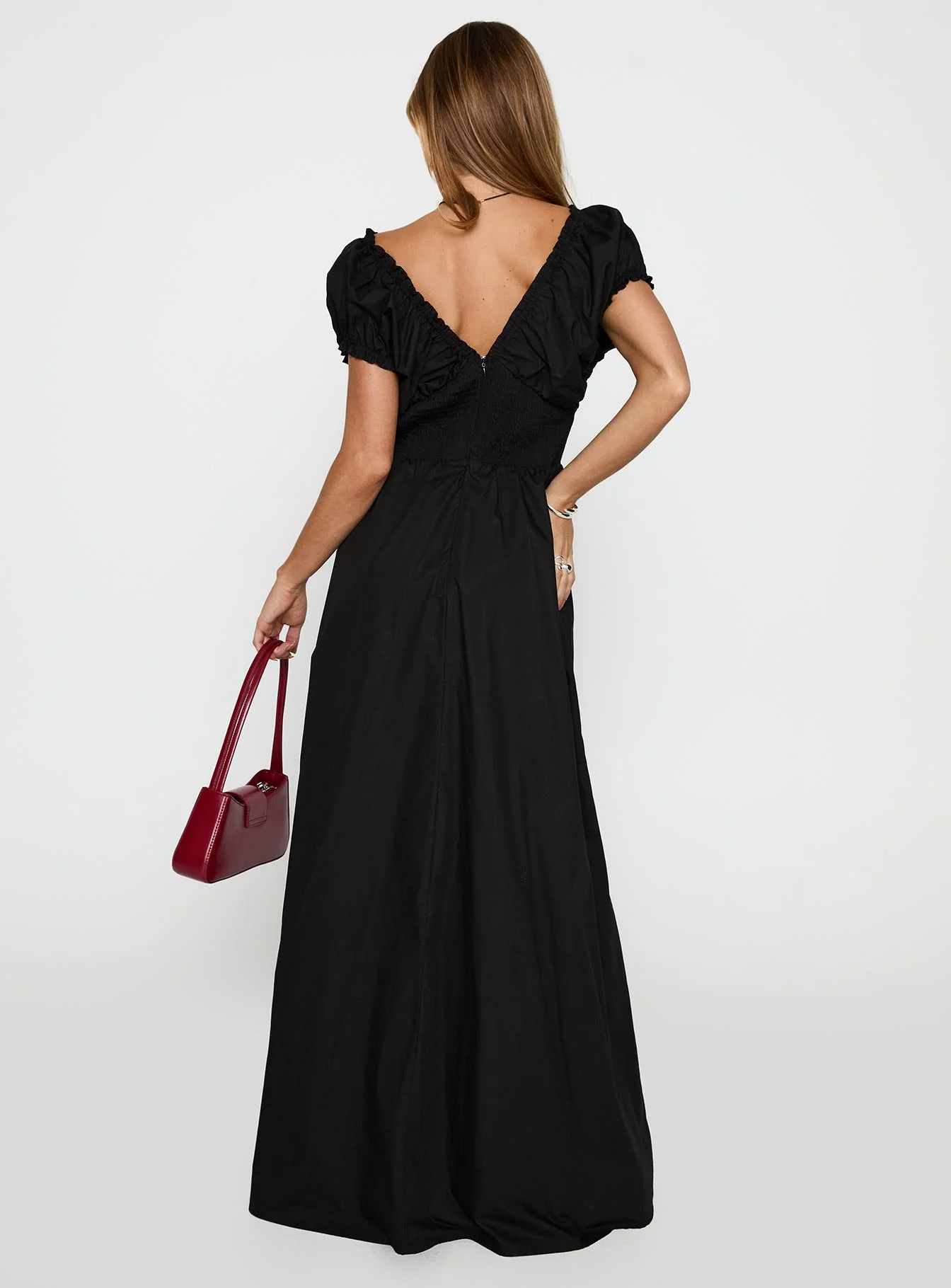 Breeanna Maxi Dress Black - Image 4