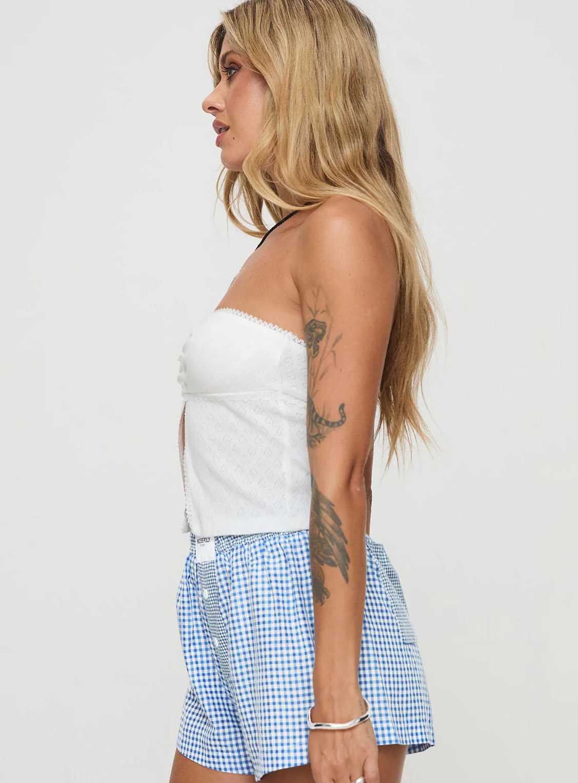 Brekke Strapless Top White - Image 4