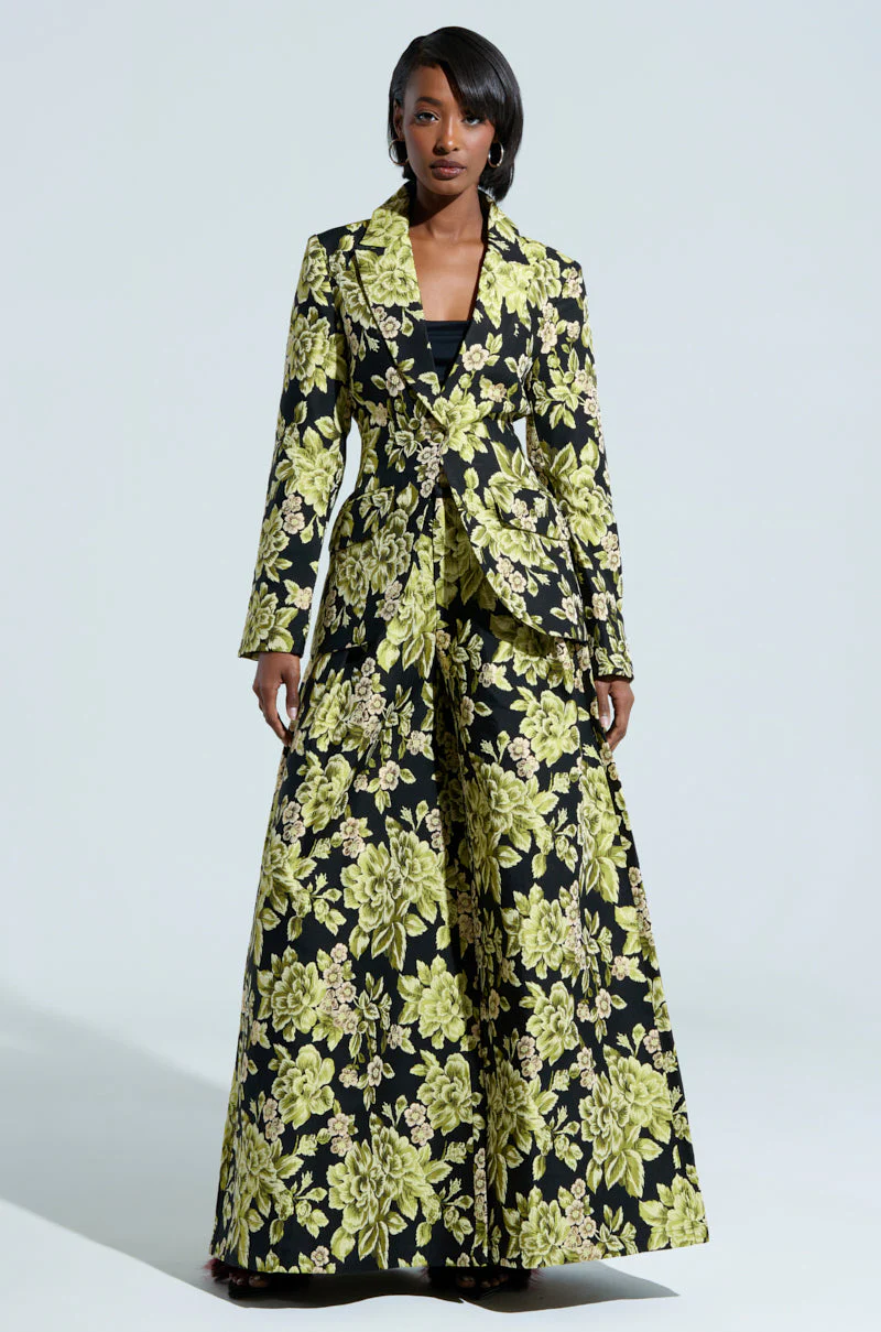 BUY MYSELF FLOWERS BROCADE BLAZER - Image 5