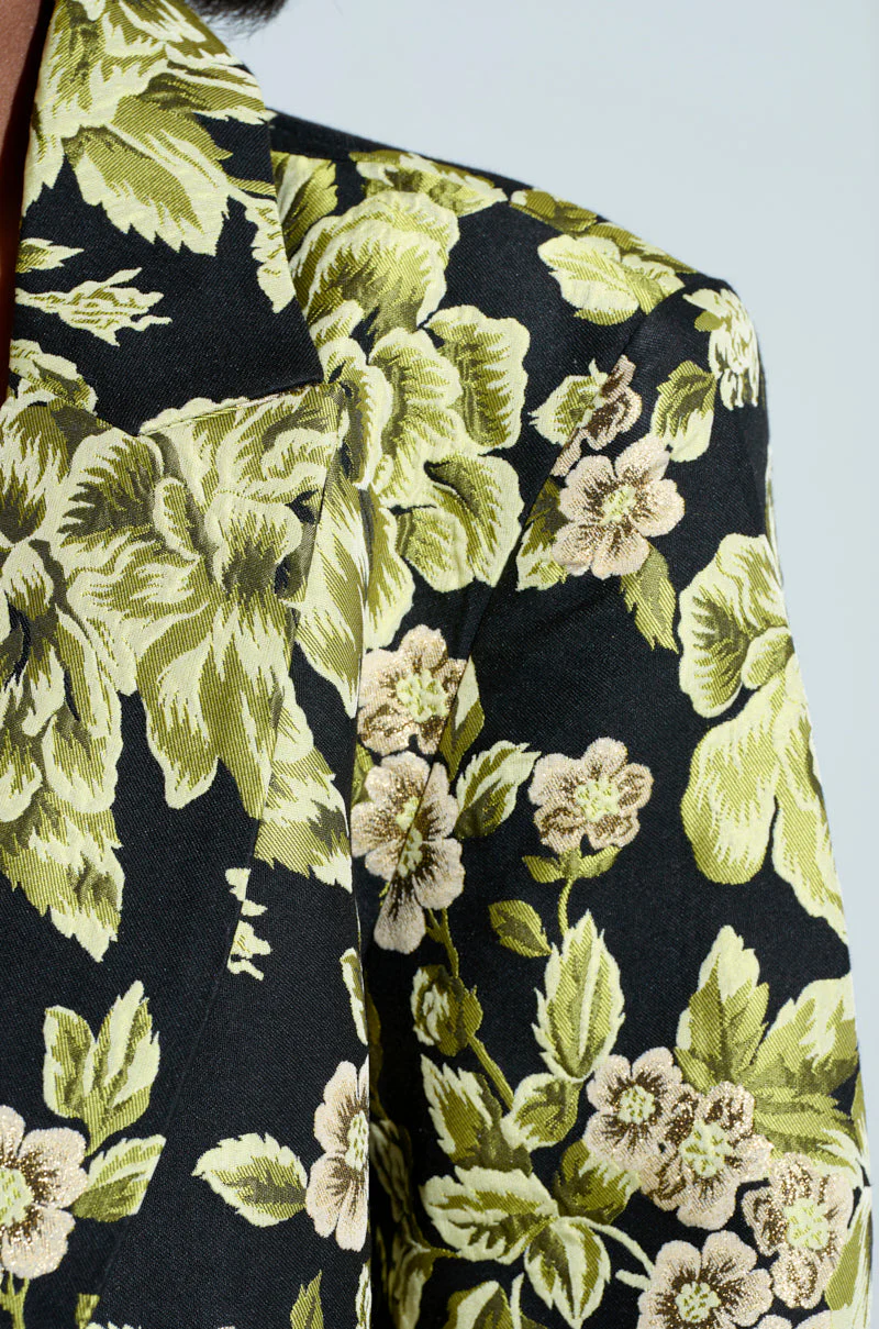 BUY MYSELF FLOWERS BROCADE BLAZER - Image 8