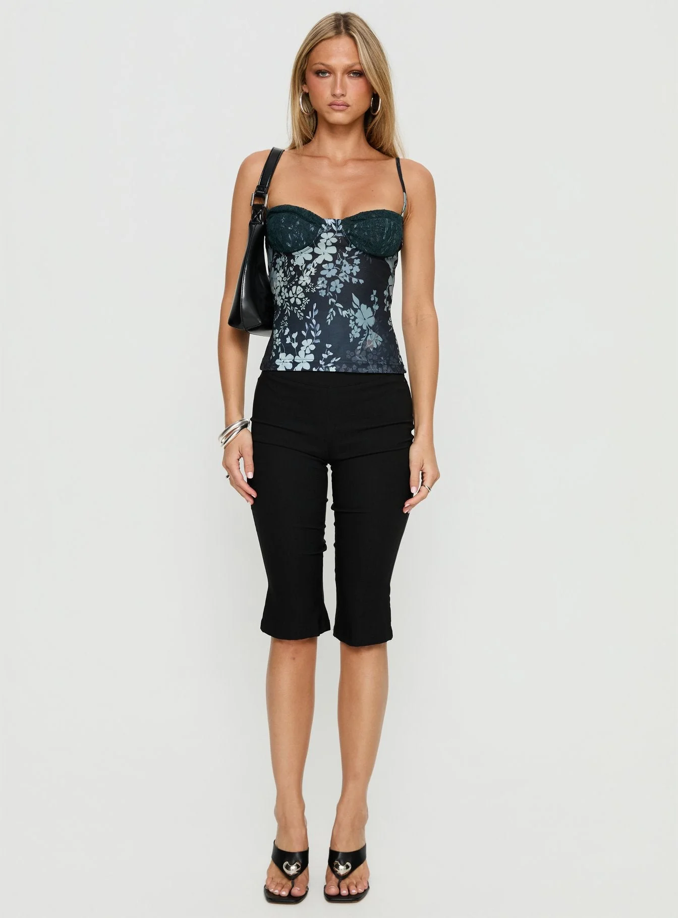 Cacy Cami Top Navy Floral - Image 6
